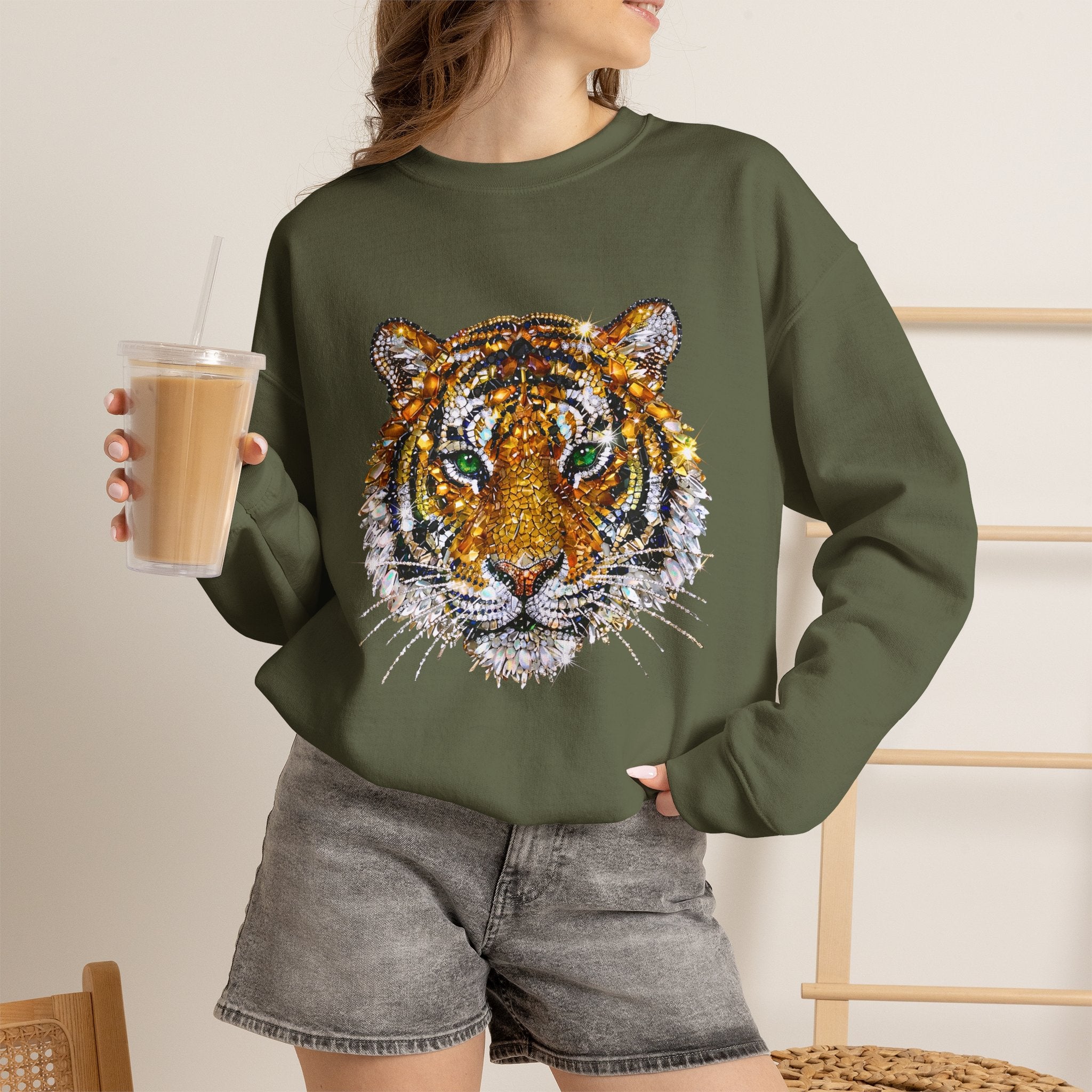 Jeweleed Tiger Sweatshirt