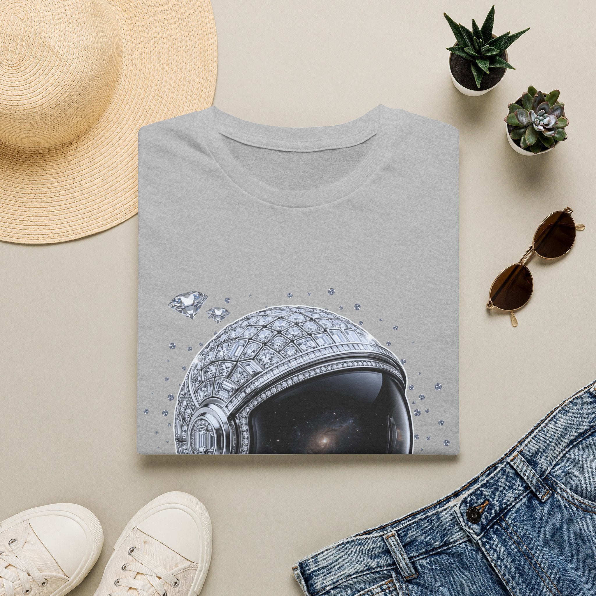 Sparkle Astronaut Tee - Gildan