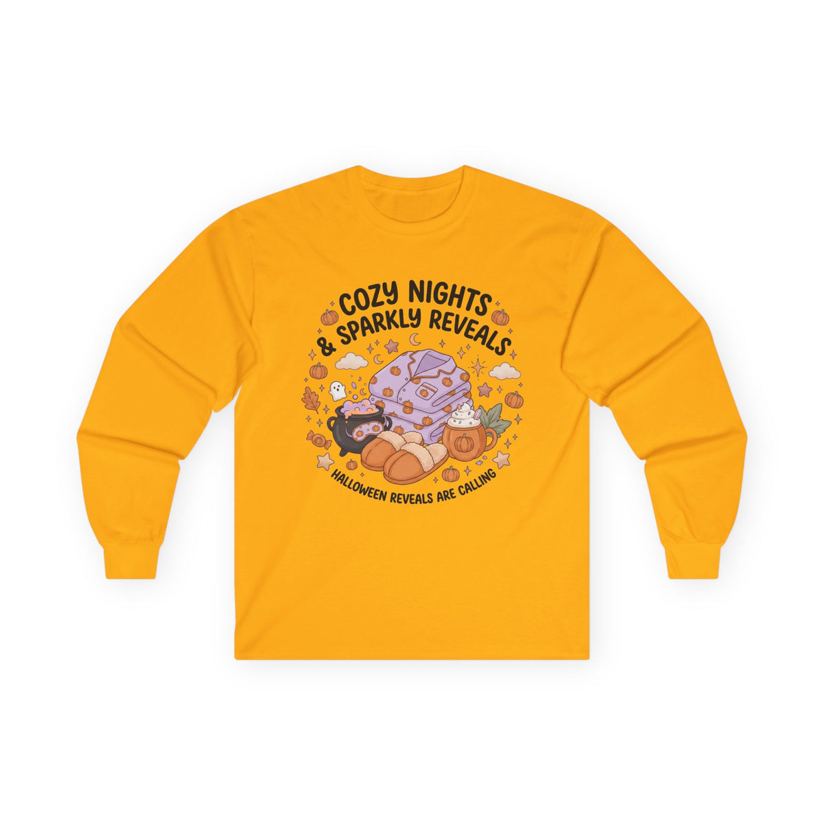 Cozy Nights Long Sleeve Tee - Gildan