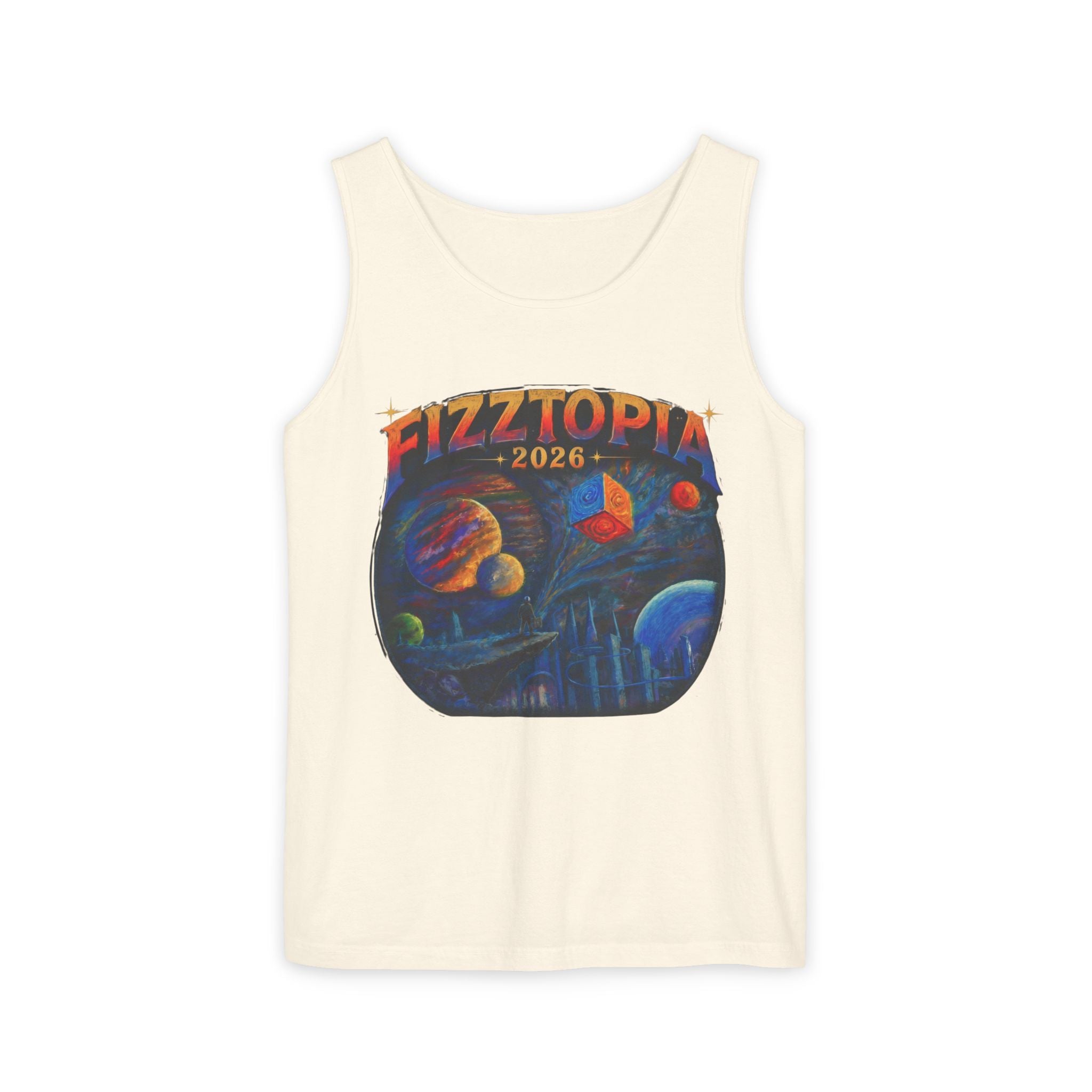 Daddy Ring Bomb's Fizztopia Galaxy Tank - Comfort Colors