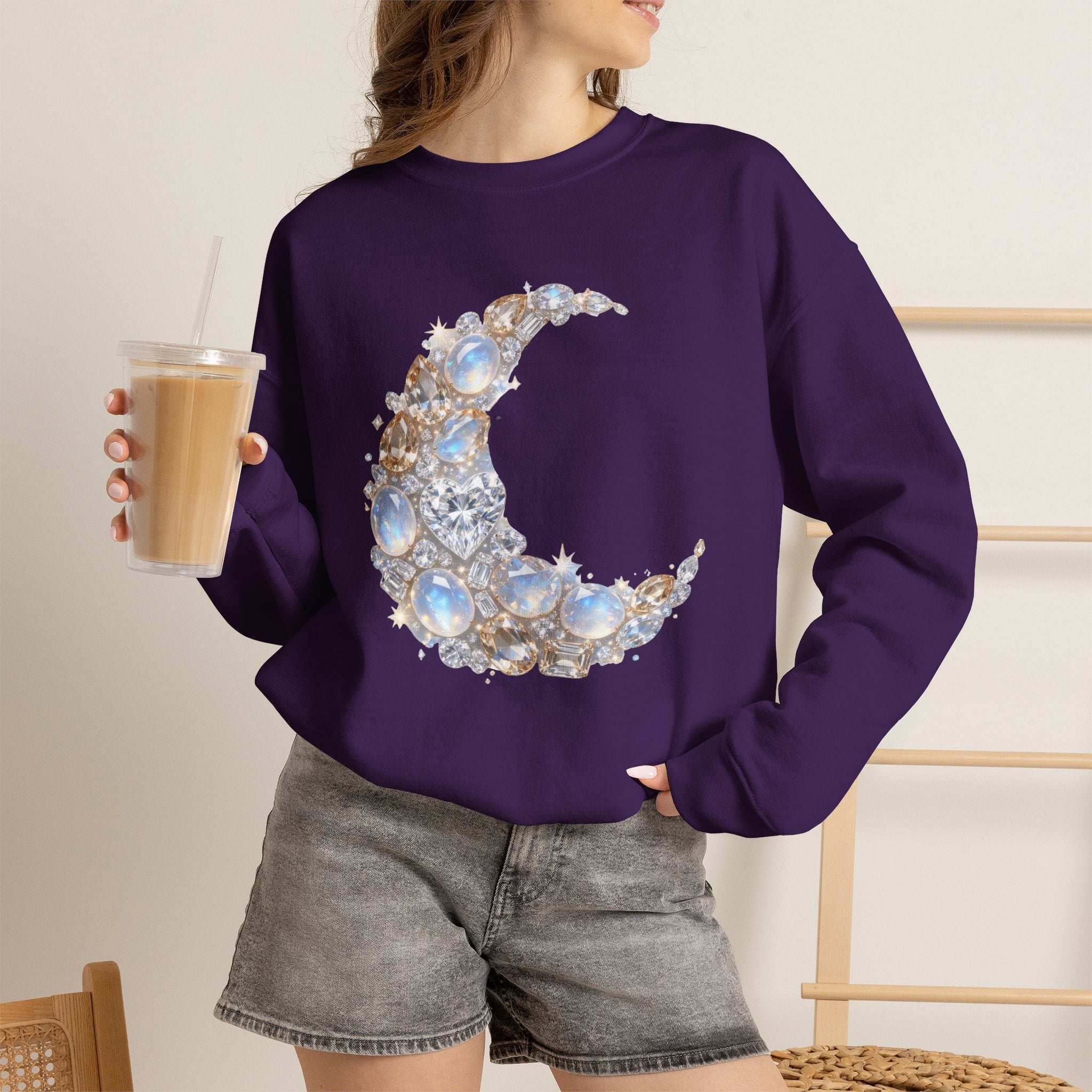 Crescent Moon Sweatshirt - Gildan