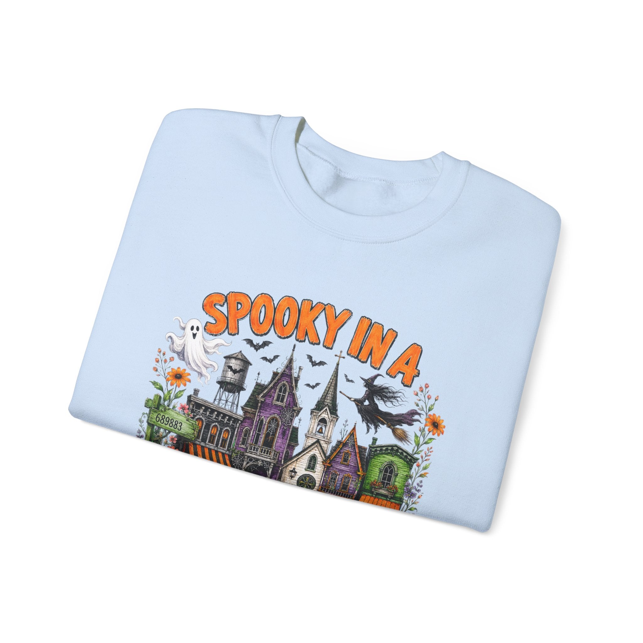 Spooky In A Smalltown Sweatshirt - Gildan