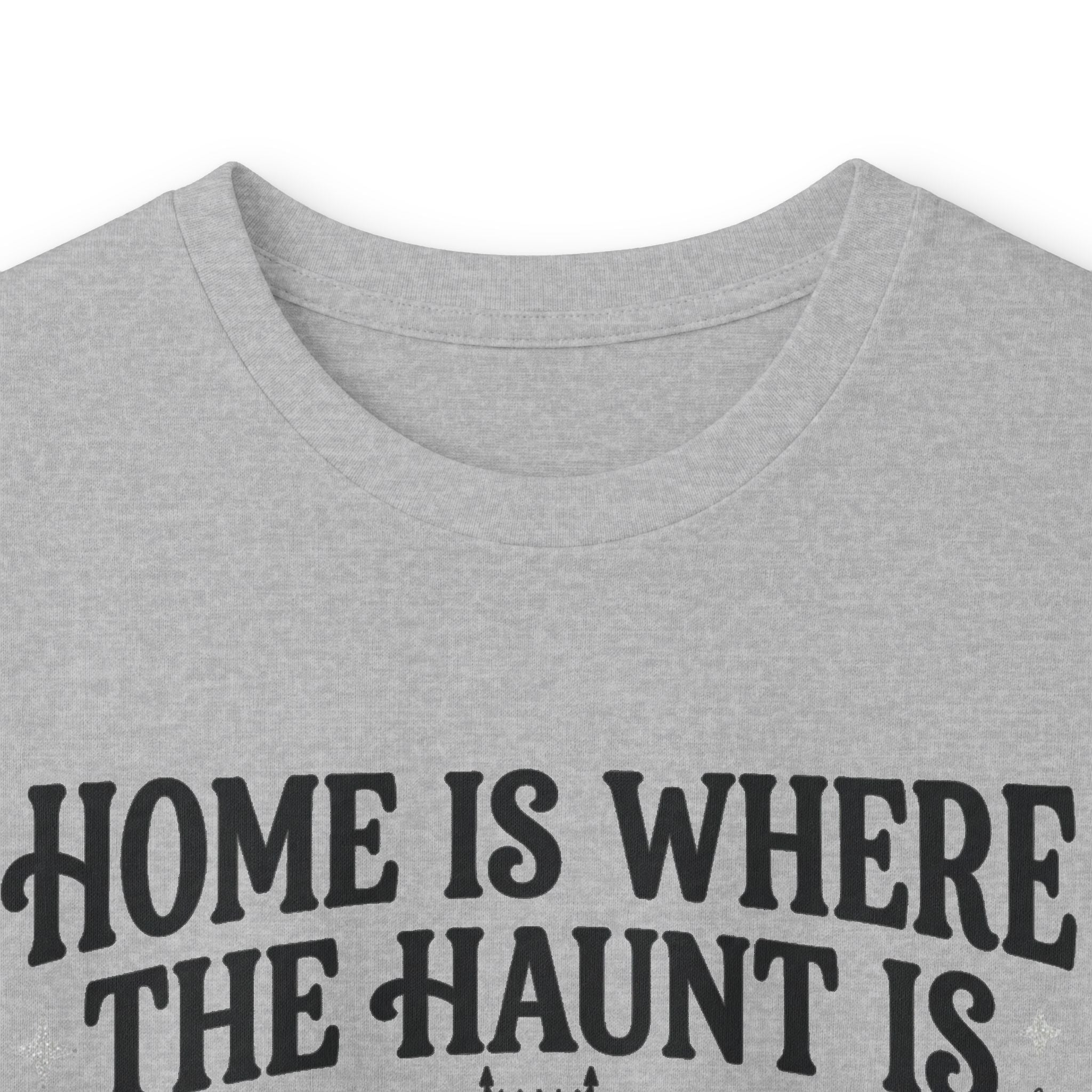 Home Is Where The Haunt Is Long Sleeve Tee - Gildan