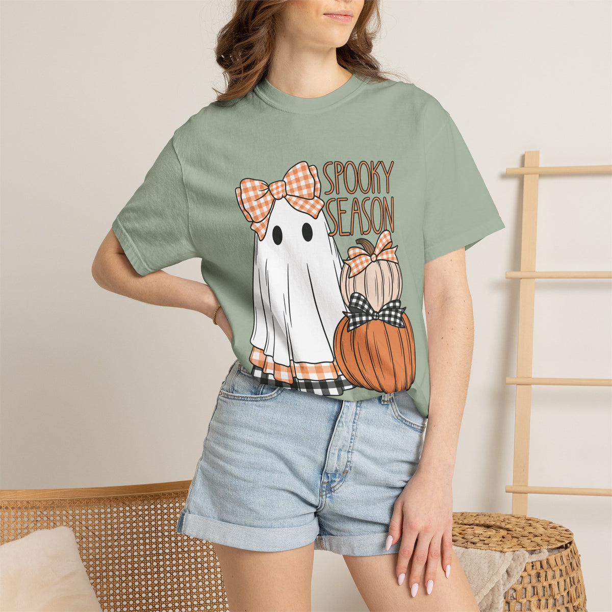 The Bow Ghost Tee - Comfort Colors