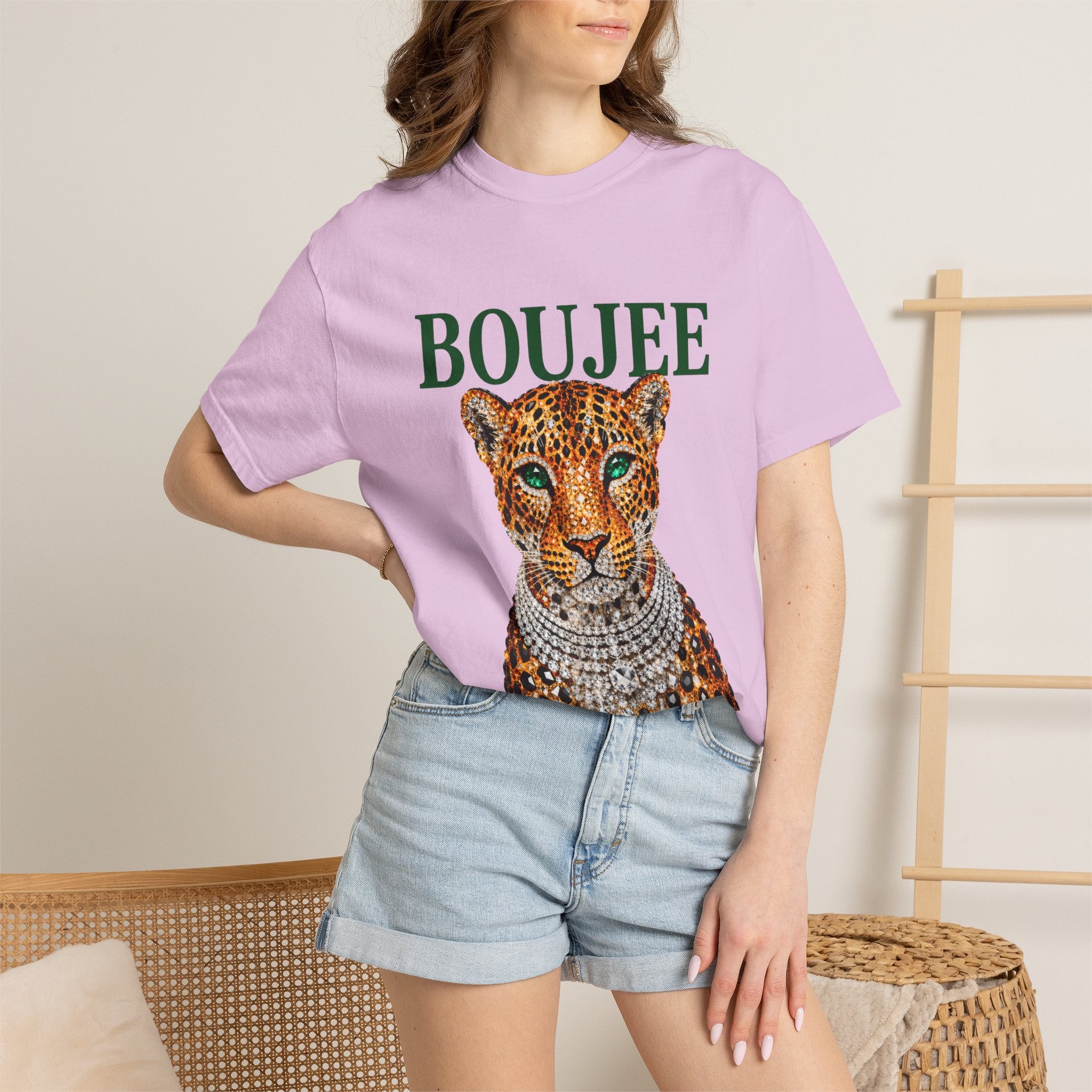 Jeweled Boujee Tee - Comfort Colors