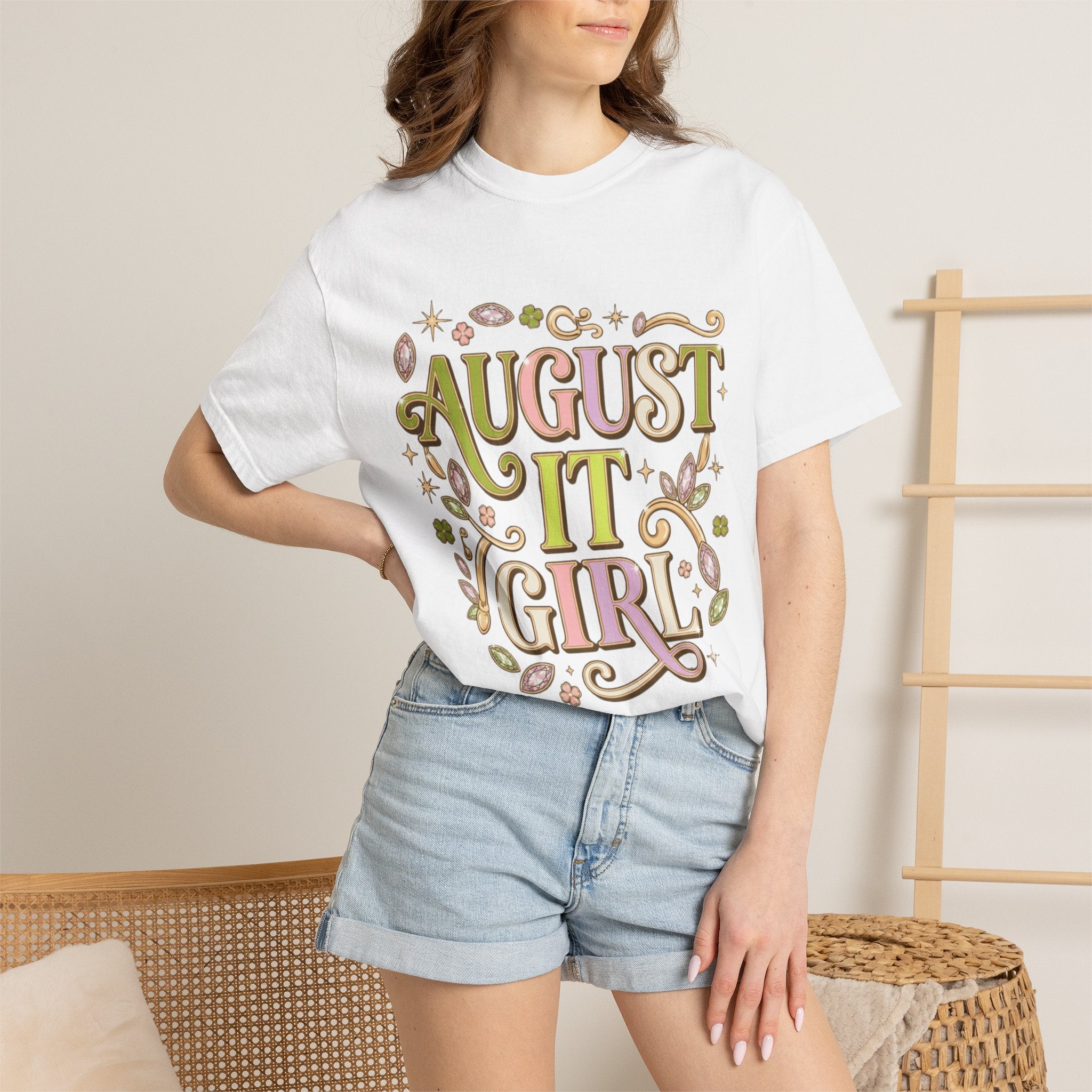 August It Girl Tee - Comfort Colors