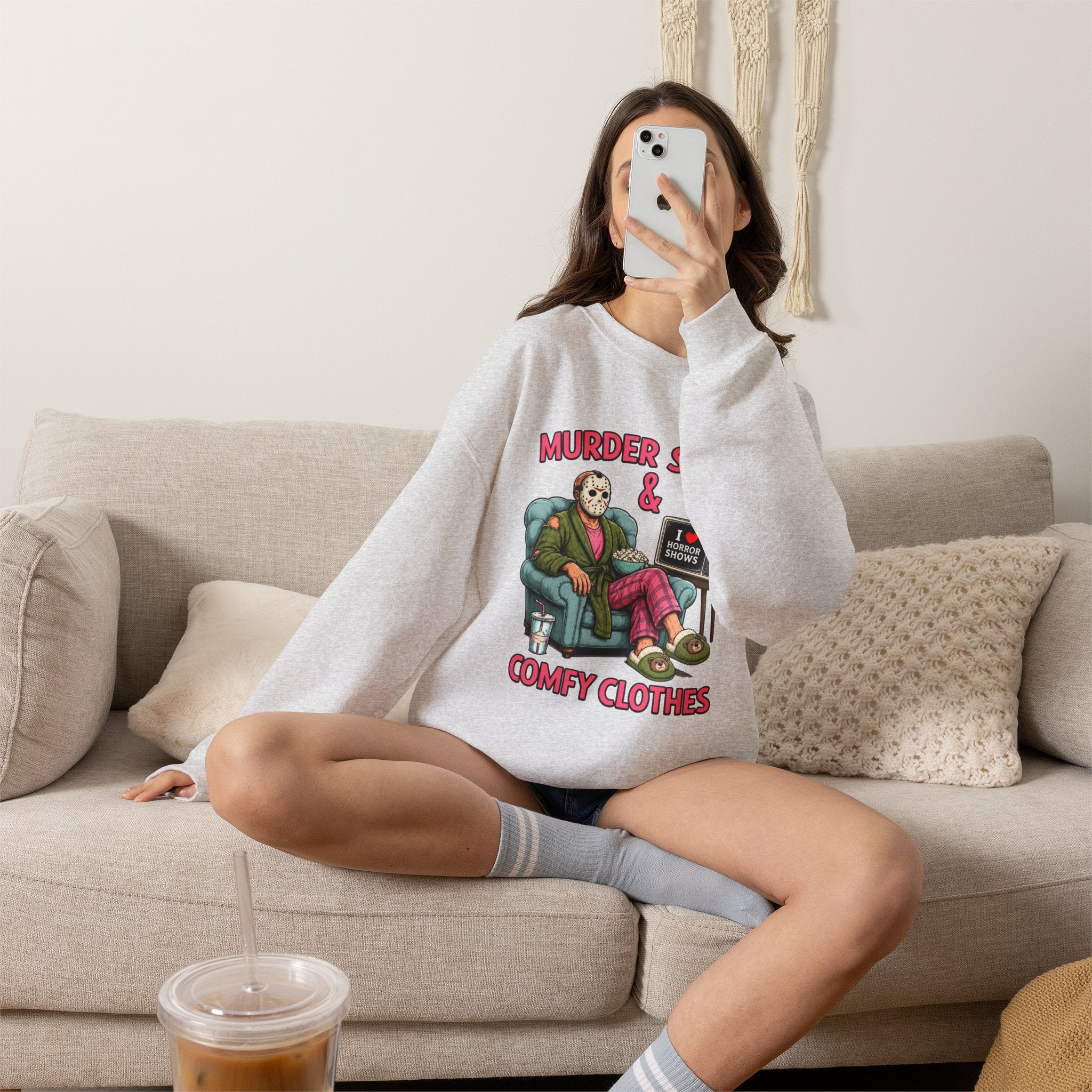 Murder Shows and Comfy Clothes Sweatshirt