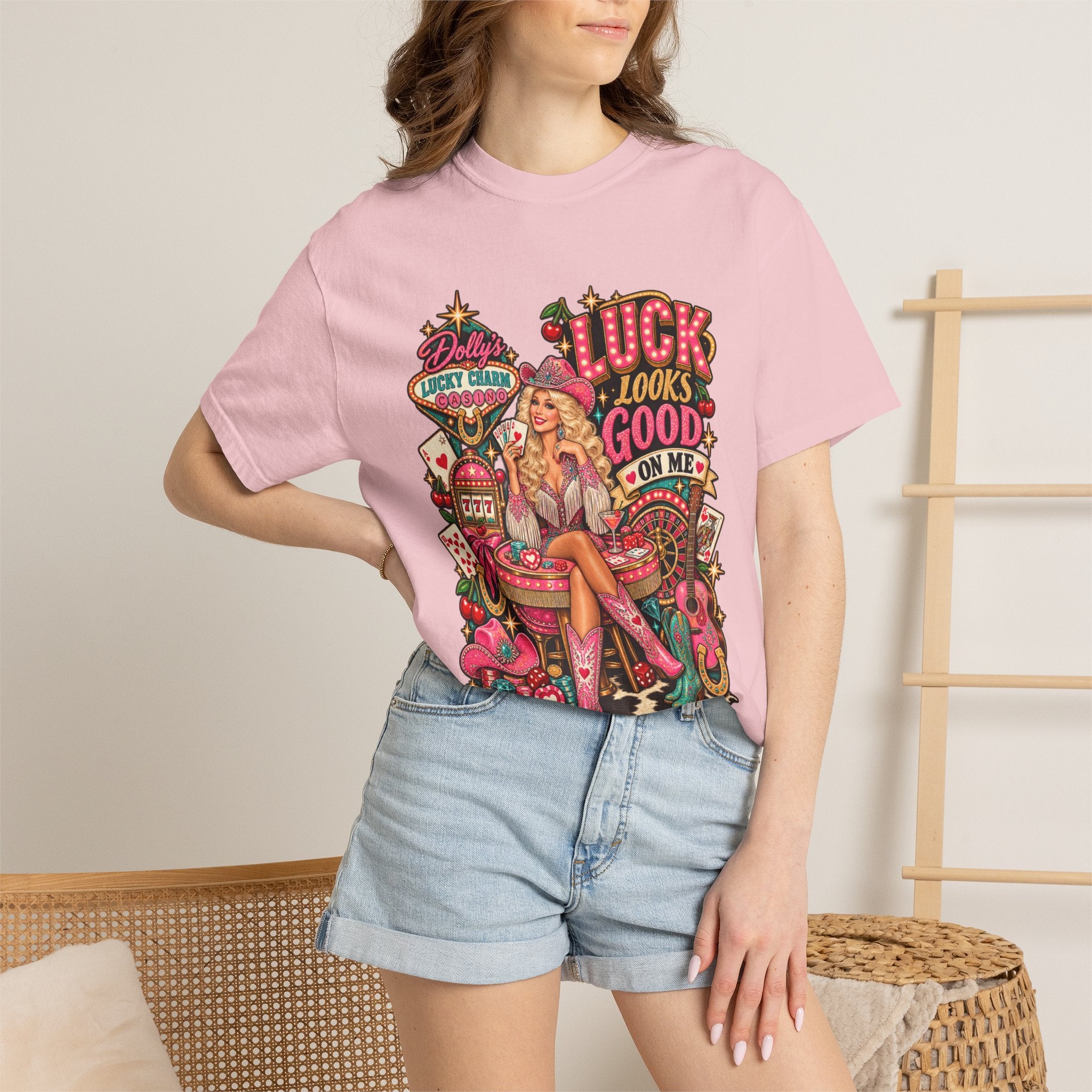 Dolly's Lucky Charm Casino Tee