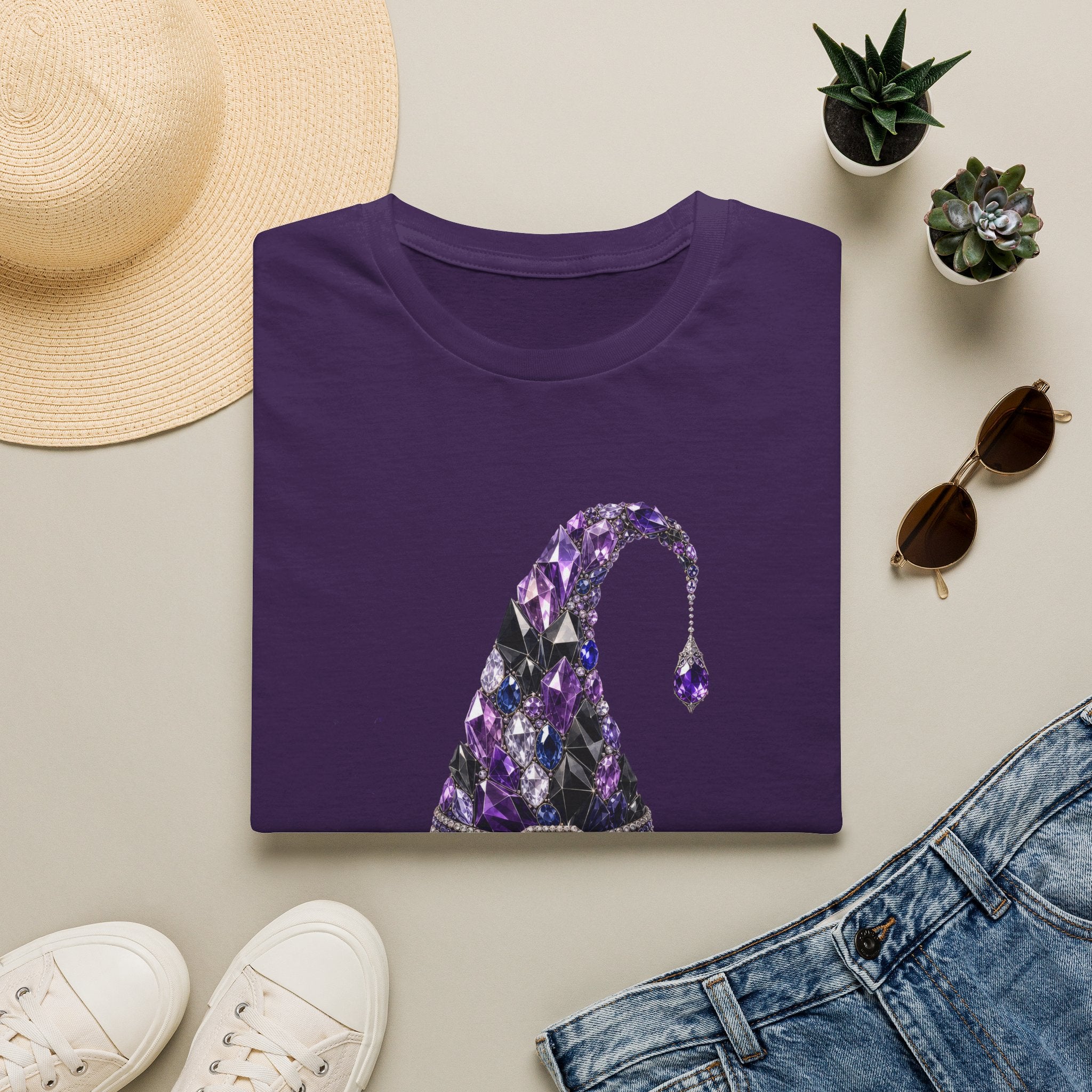 The Jeweled Witches Hat Tee - Gildan