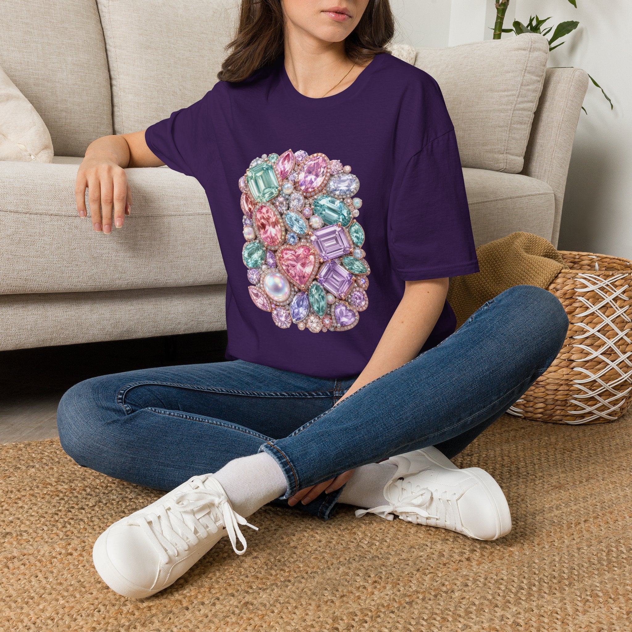 Halo Gemstone Tee - Gildan