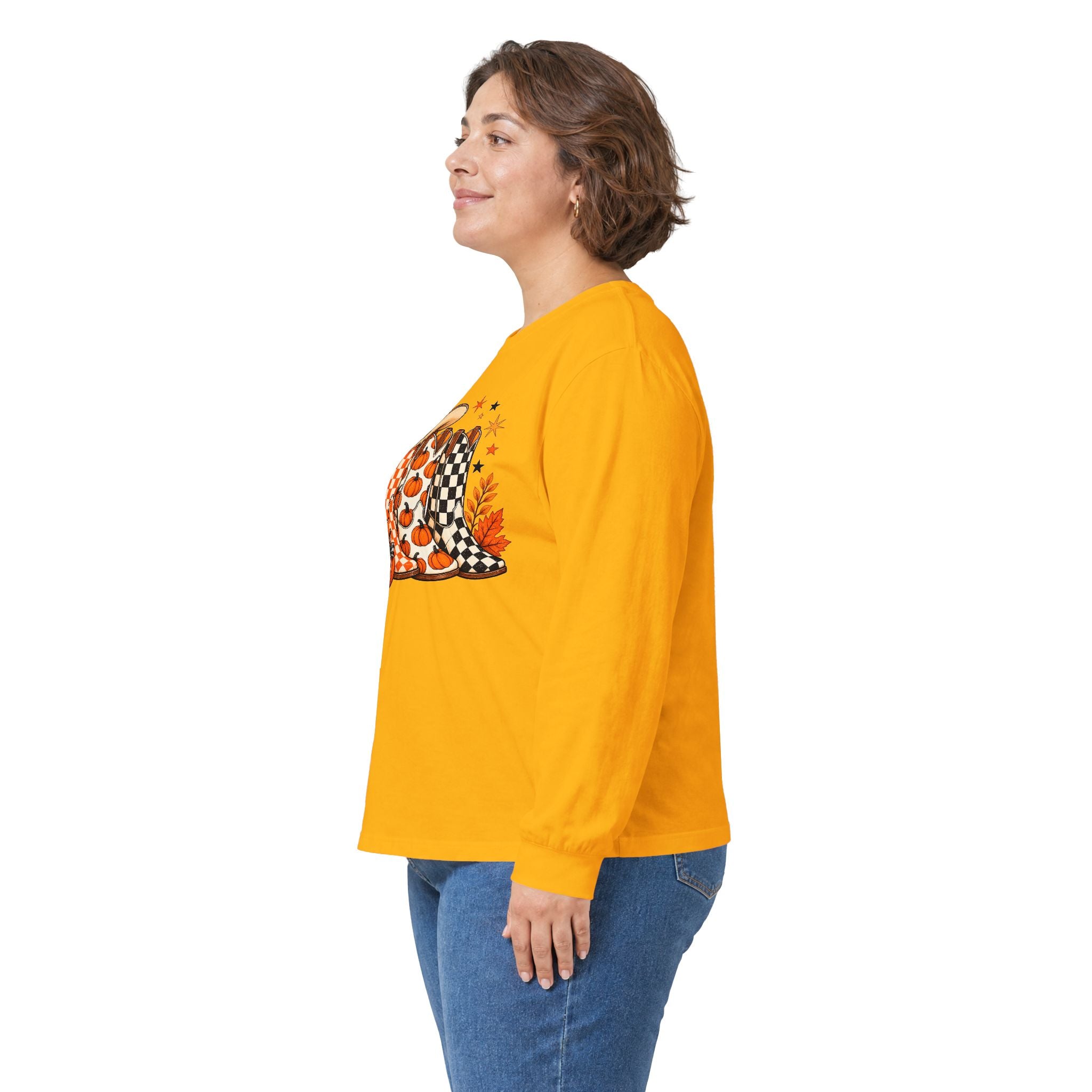 Halloween Boots Long Sleeve - Gildan