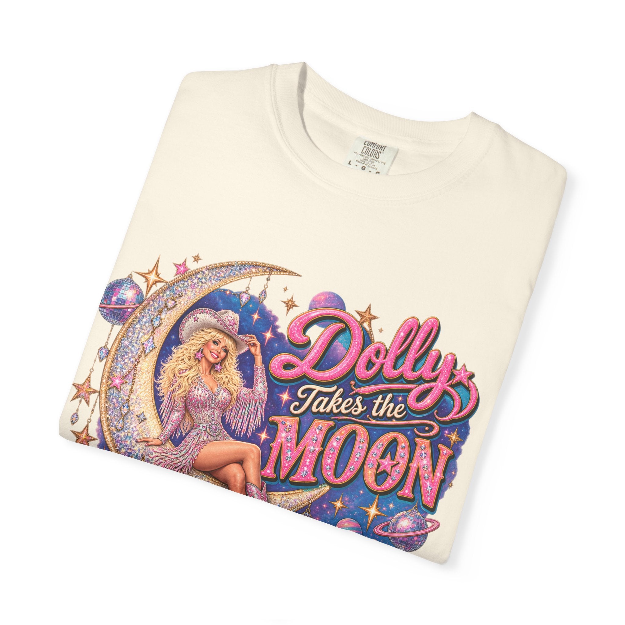 Dolly Takes The Moon Tee