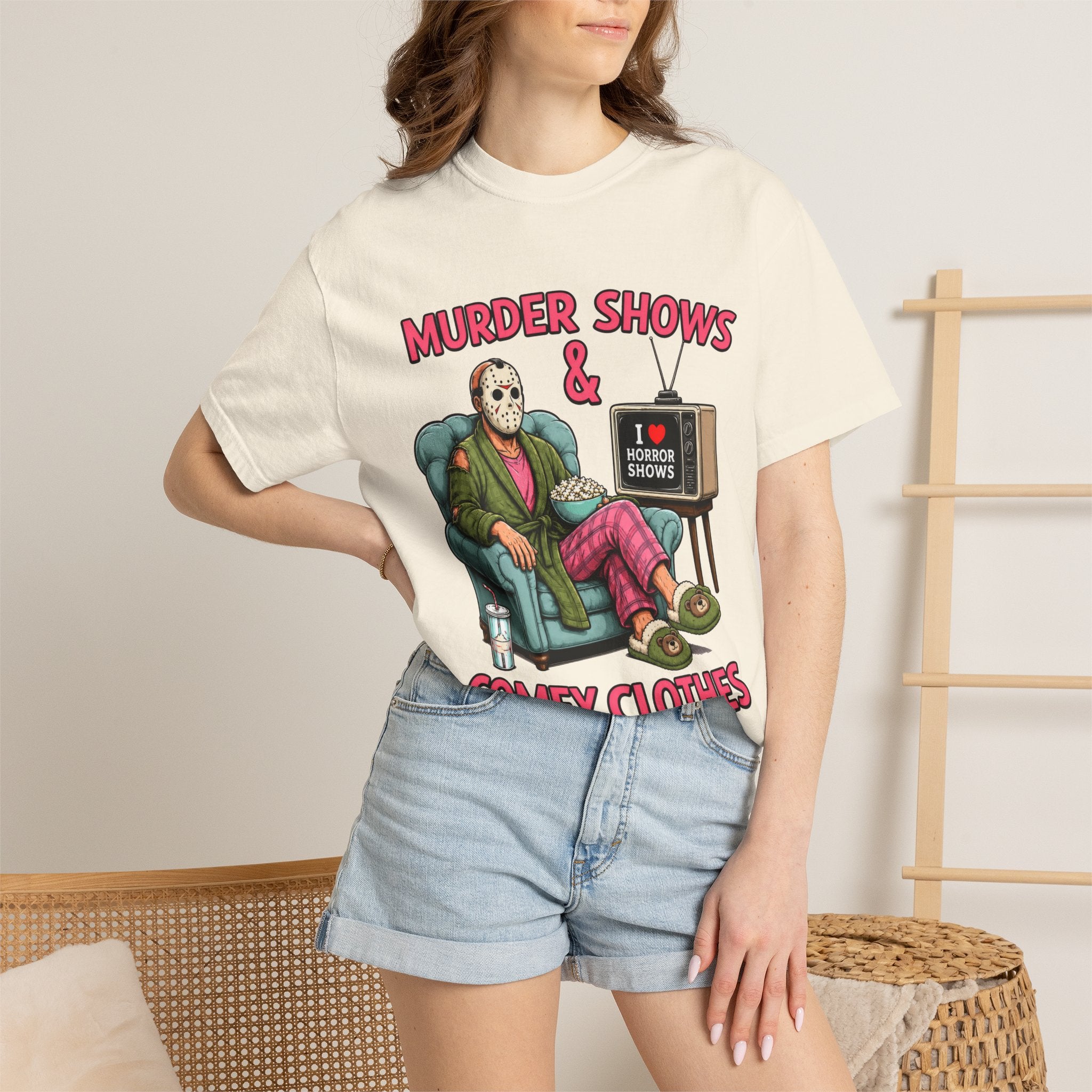 Murder Shows and Comfy Clothes T-shirt - Comfort colors