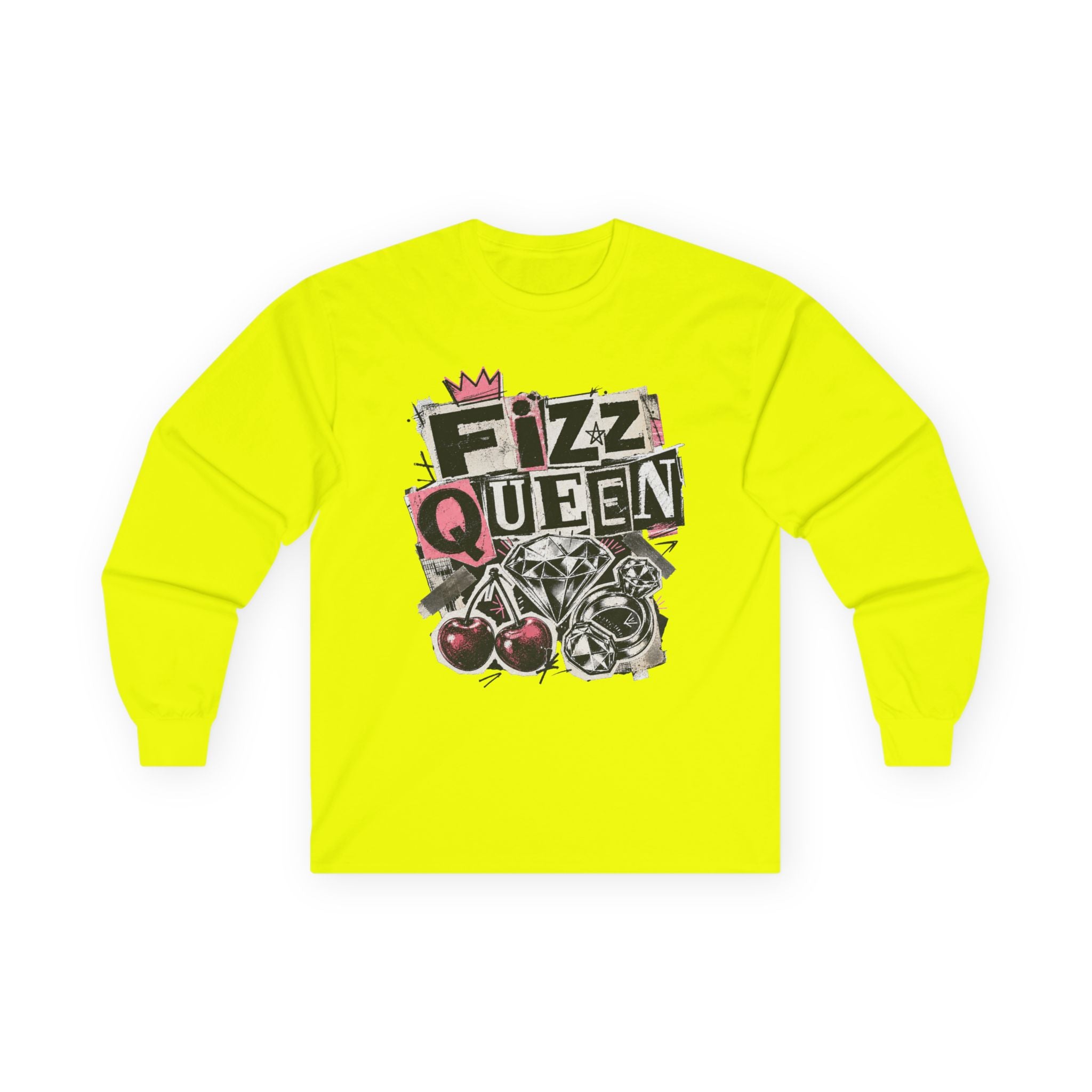 Fizz Queen Long Sleeve Tee - Gildan
