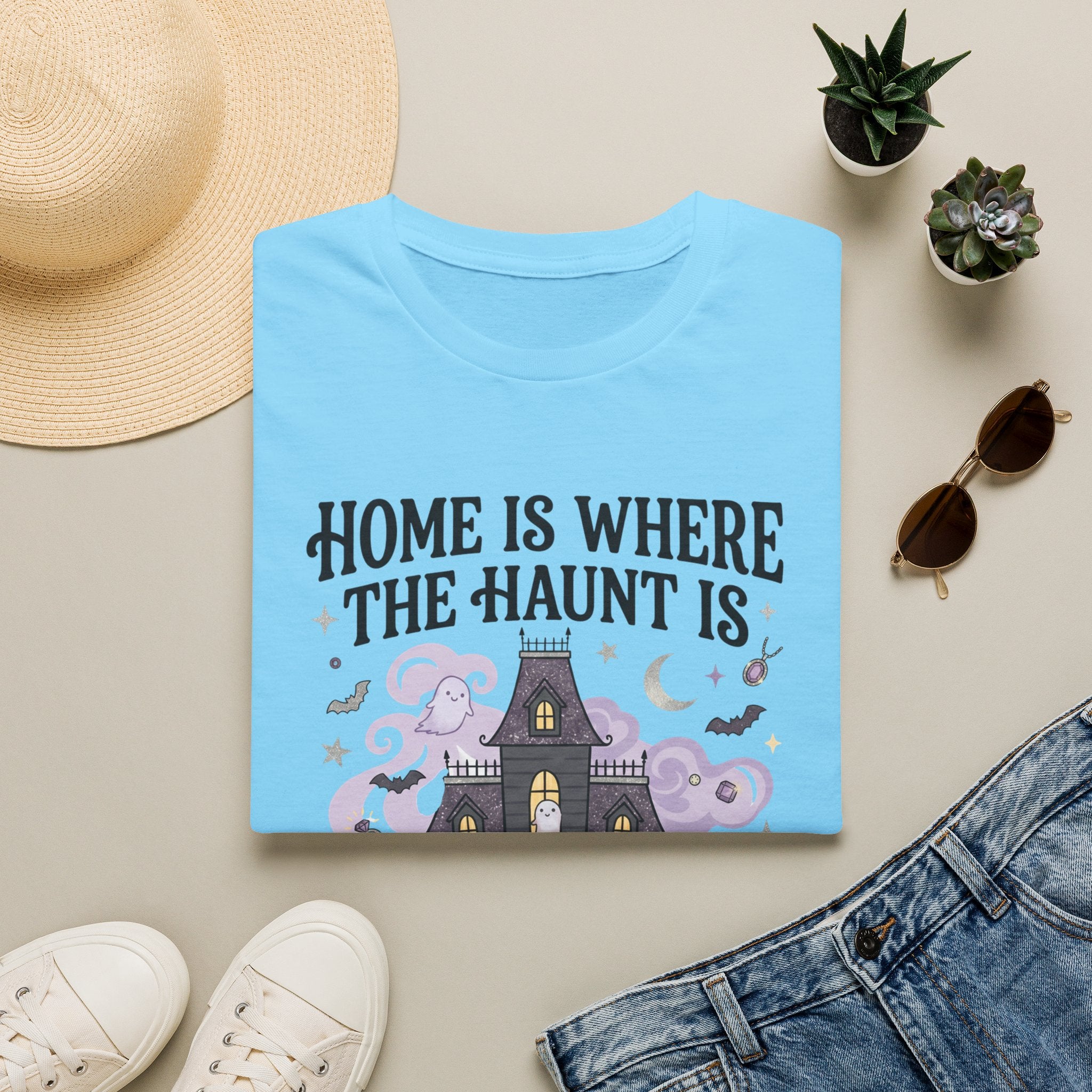 Home Is Where The Haunt Is Tee - Gildan