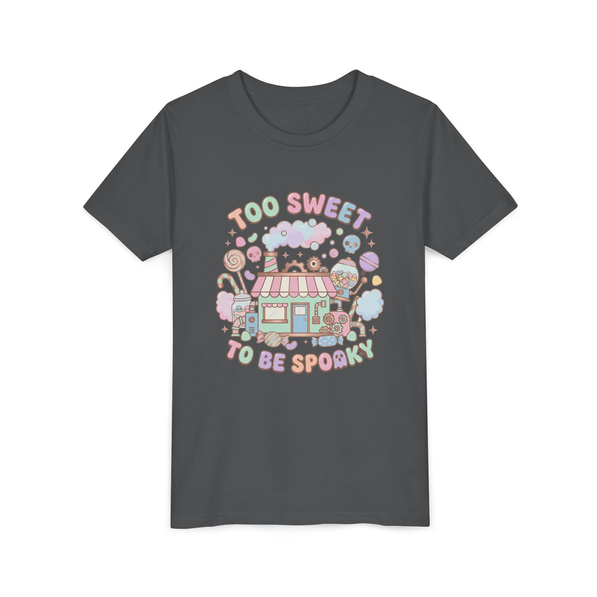 Too Sweet To Be Spooky Big Kid Tee
