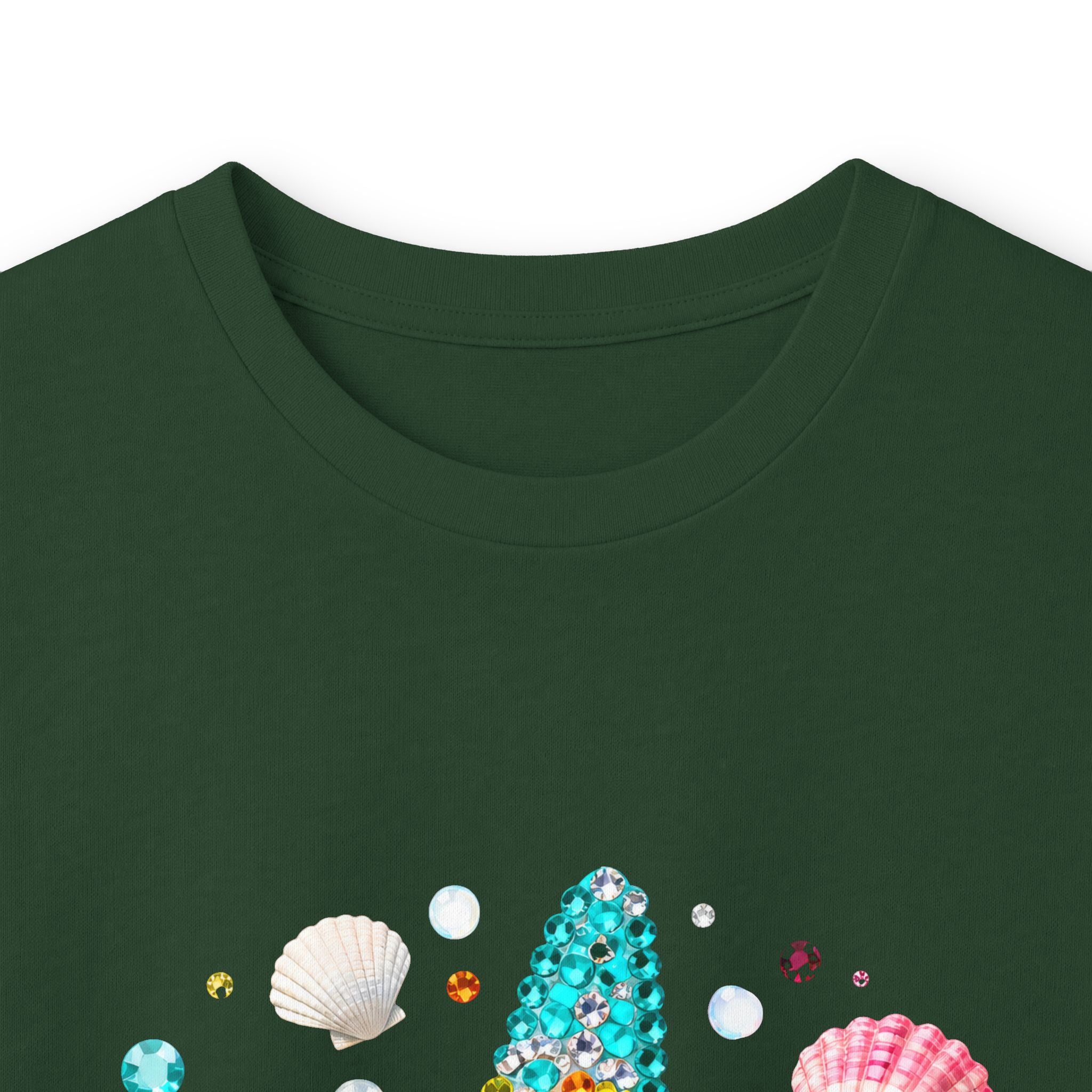 Jeweled Starfish Long Sleeve Tee - Gildan