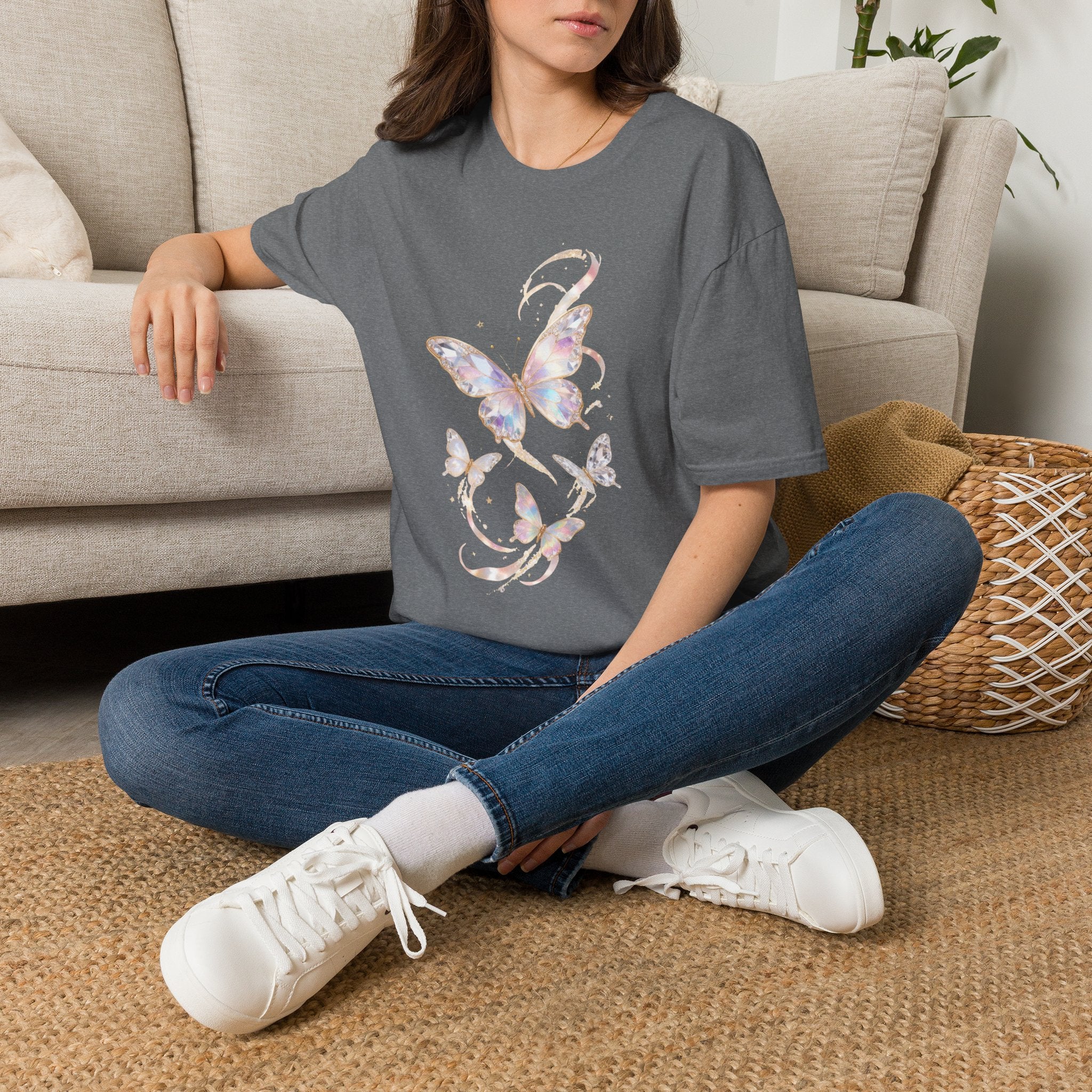 Halo Butterfly Tee - Gildan