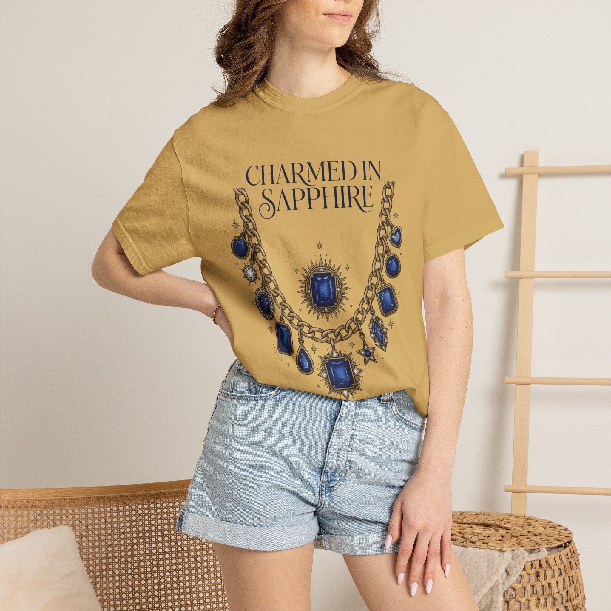 Charmed in Sapphire Tee - Comfort Colors