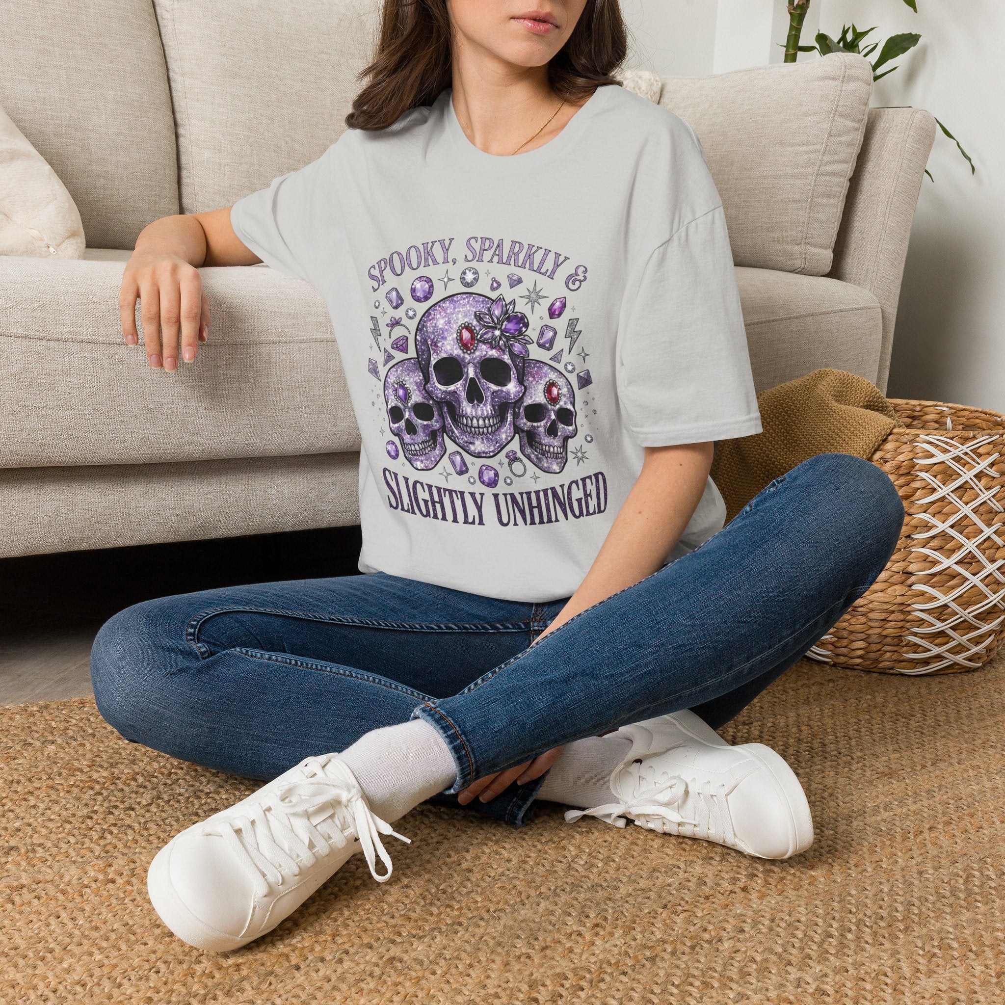 Spooky and Sparkly Tee - Gildan