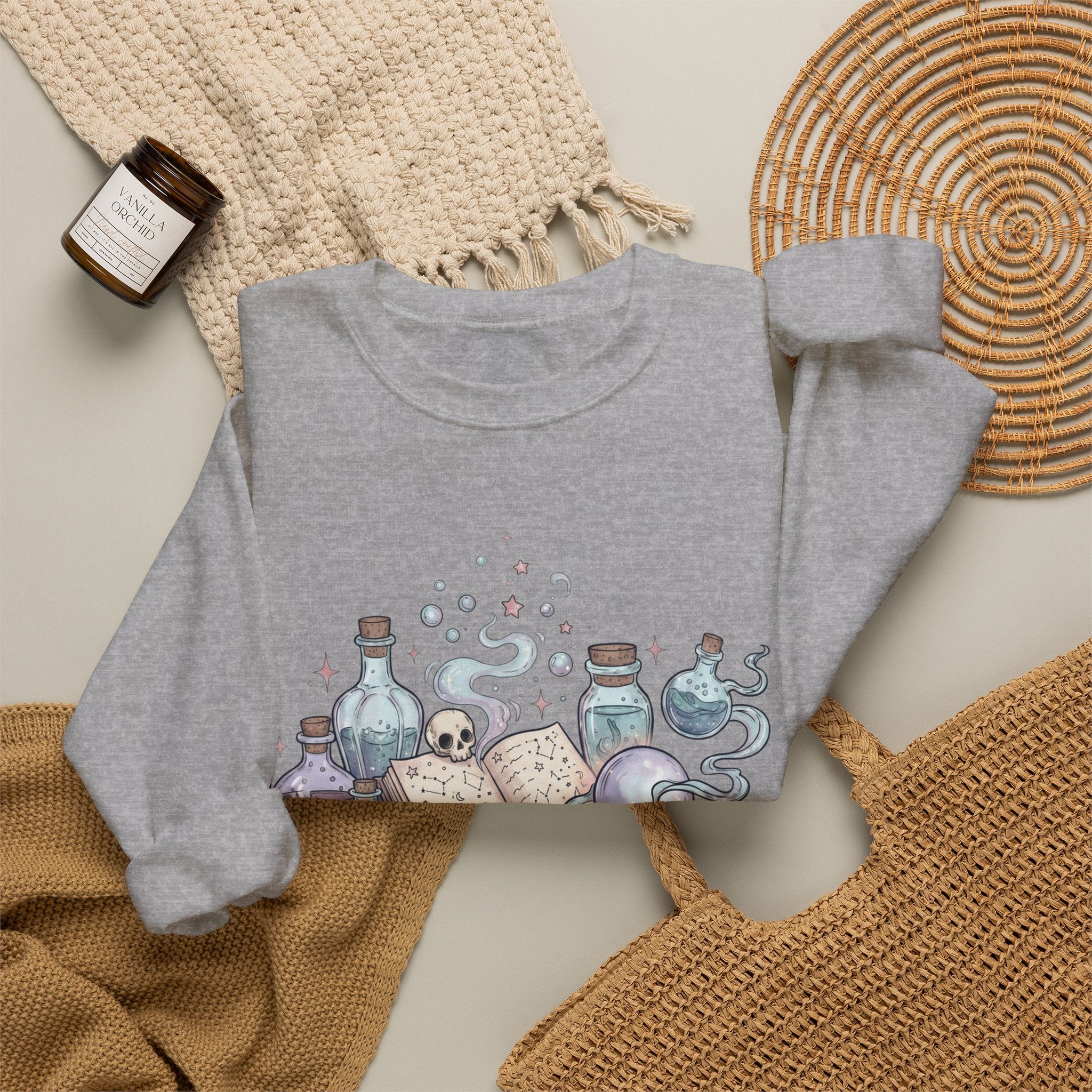 Potion Bottles and Pretty Sparkles Sweatshirt - Gildan