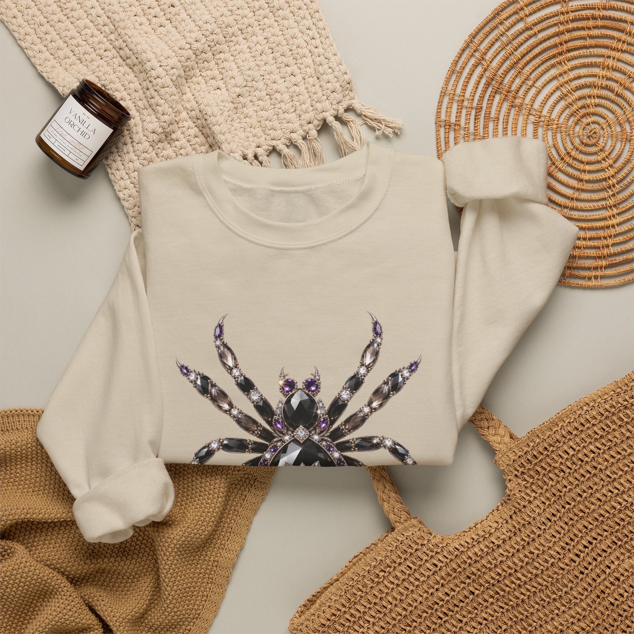 The Jeweled Spider Sweatshirt - Gildan