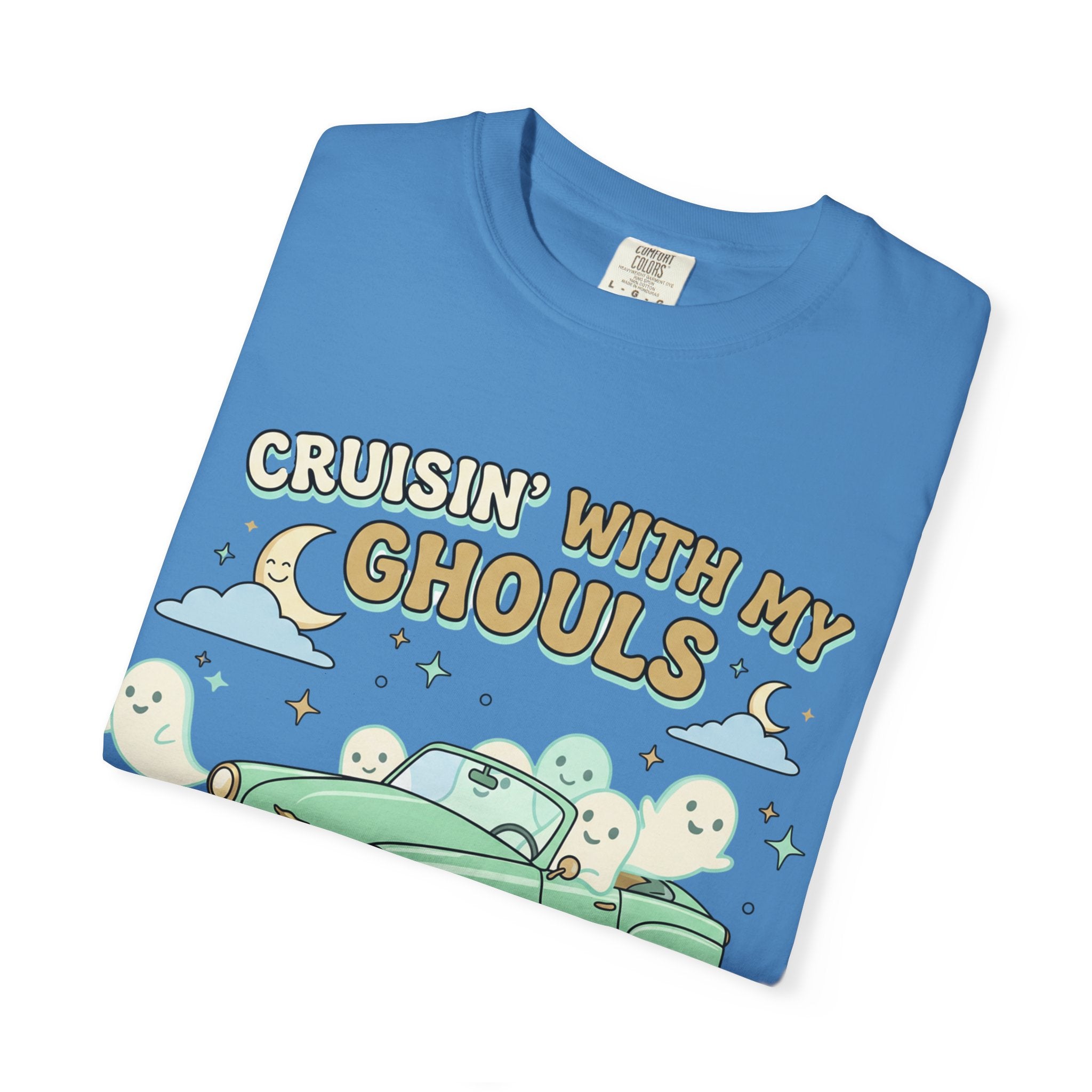 Cruisin' With My Ghouls Tee - Comfort Colors