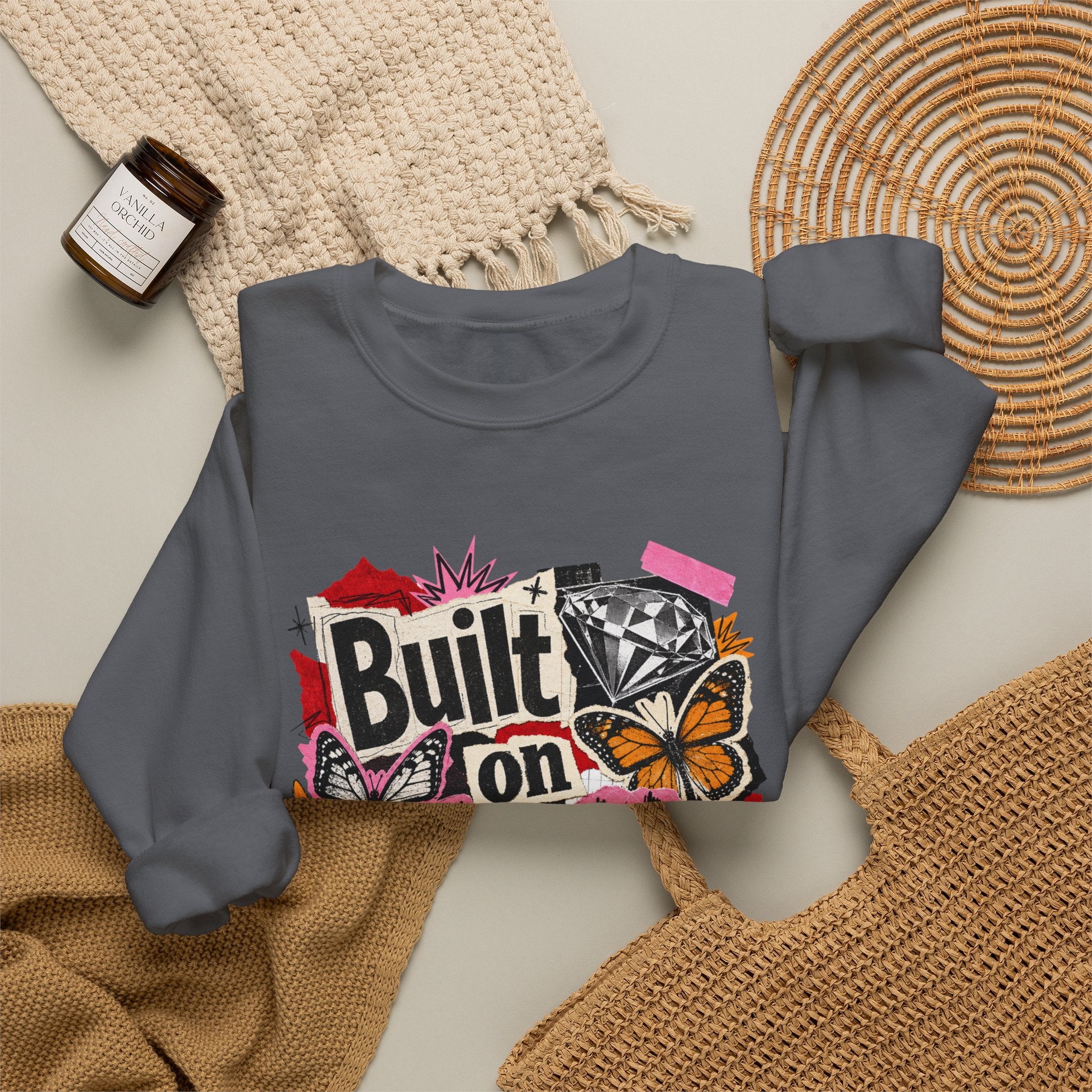 Built on Sparkle Sweatshirt - Gildan