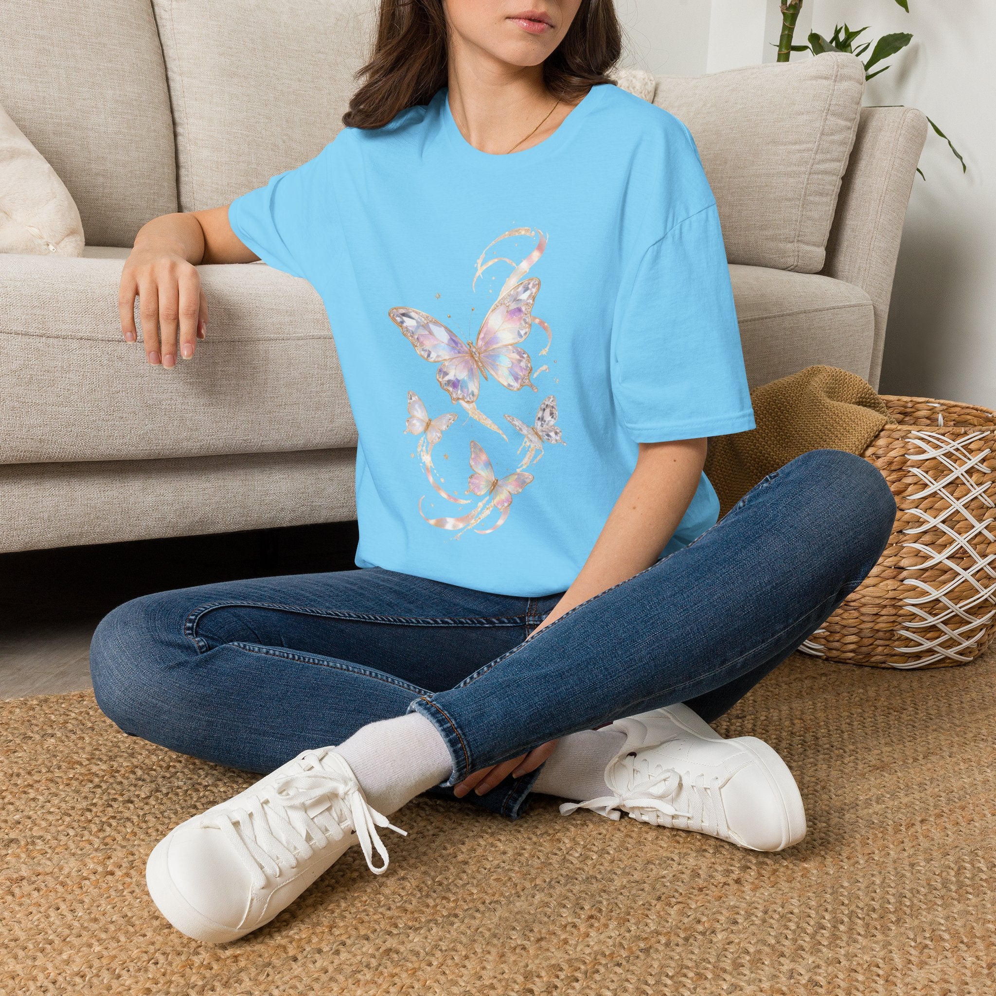 Halo Butterfly Tee - Gildan