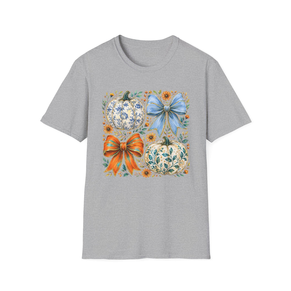 Pumpkin Bows Tee - Gildan