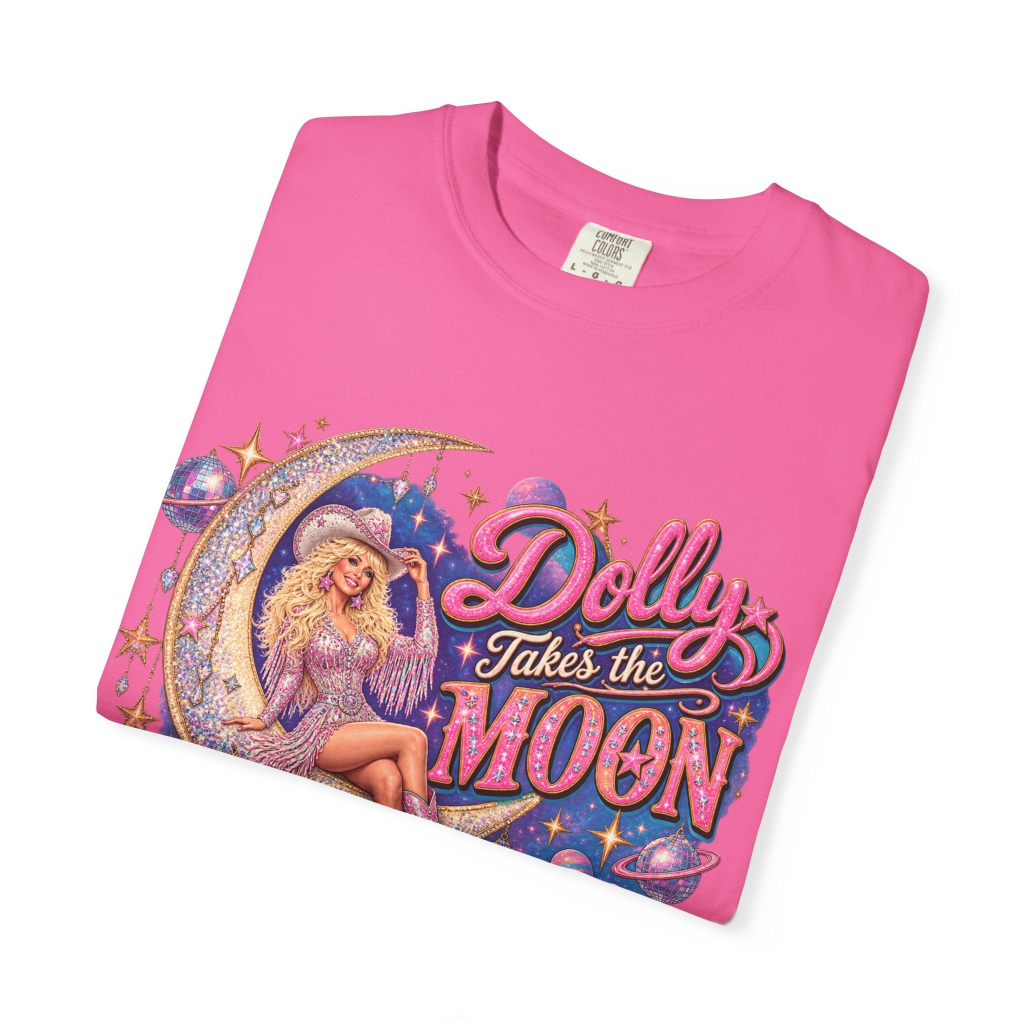 Dolly Takes The Moon Tee