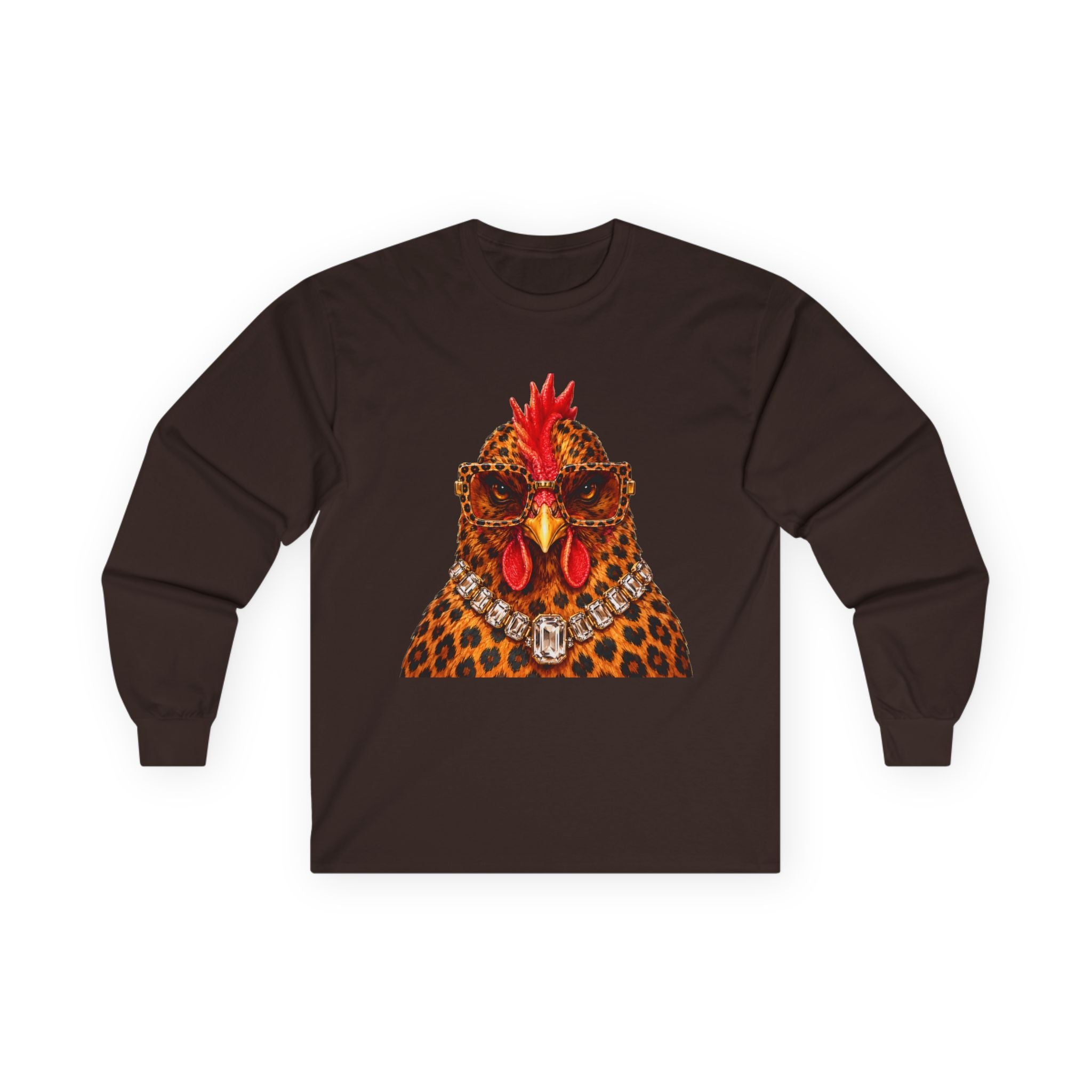 The Sassy Chicken Long Sleeve Tee - Gildan