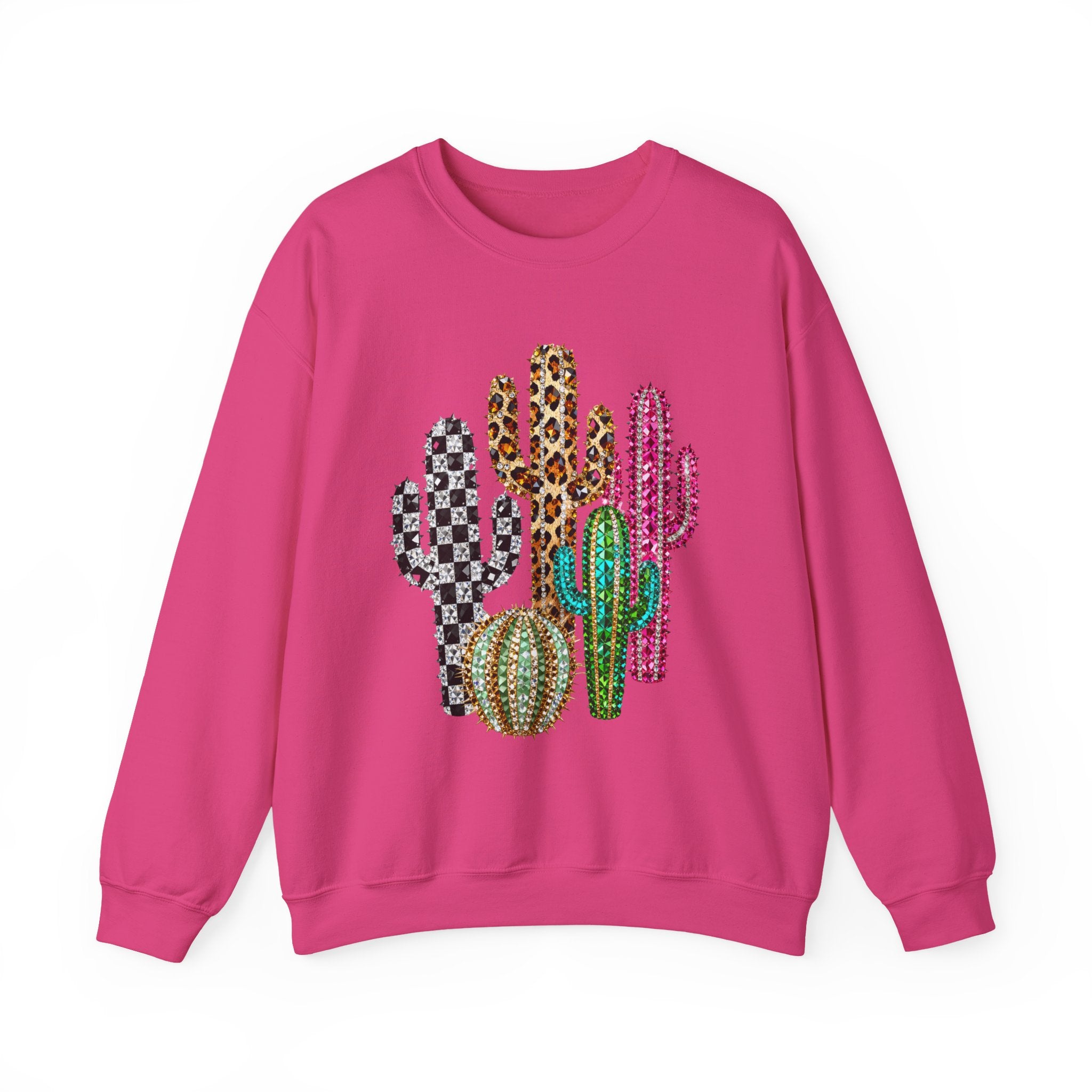 The Jeweled Cactus Sweatshirt - Gildan