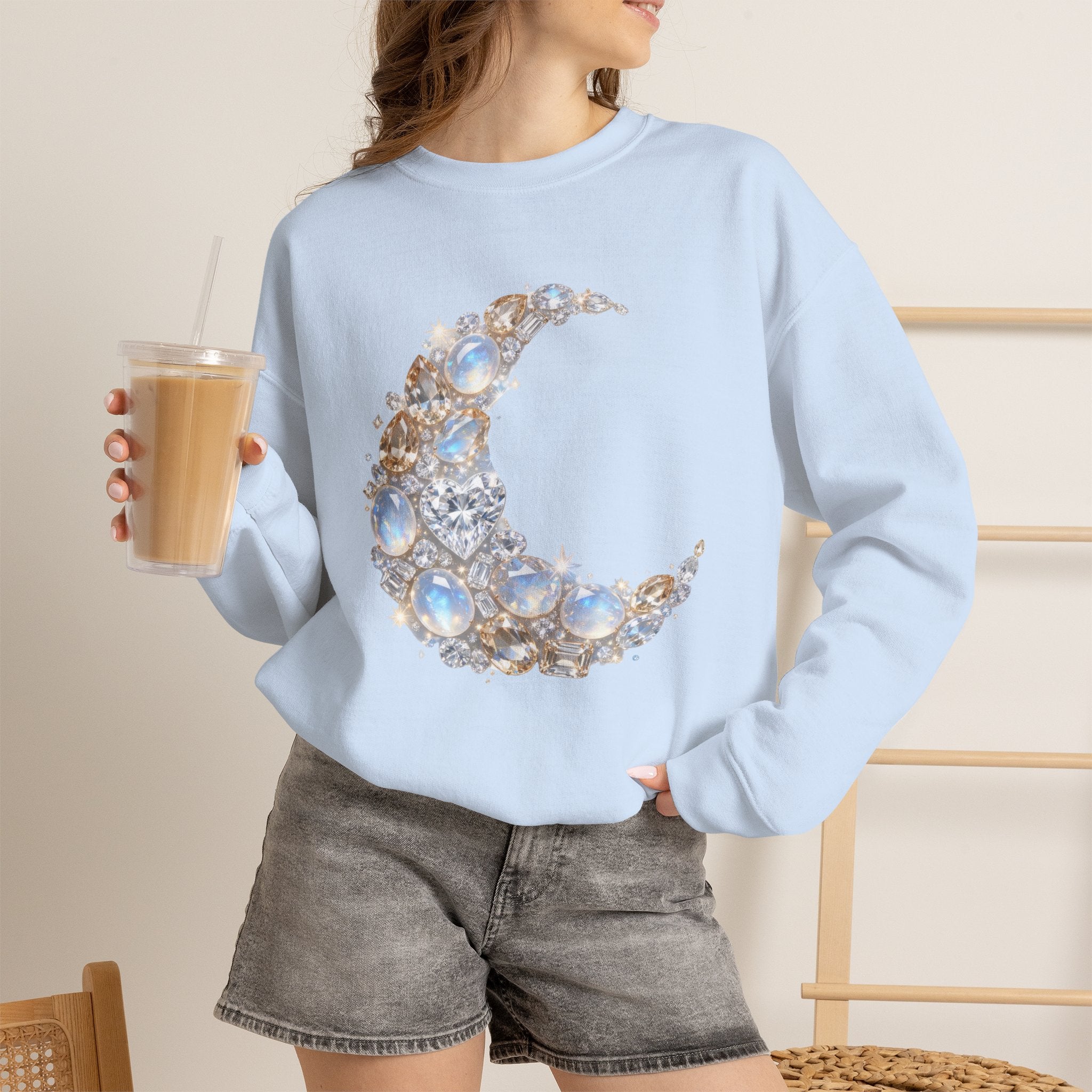 Crescent Moon Sweatshirt - Gildan