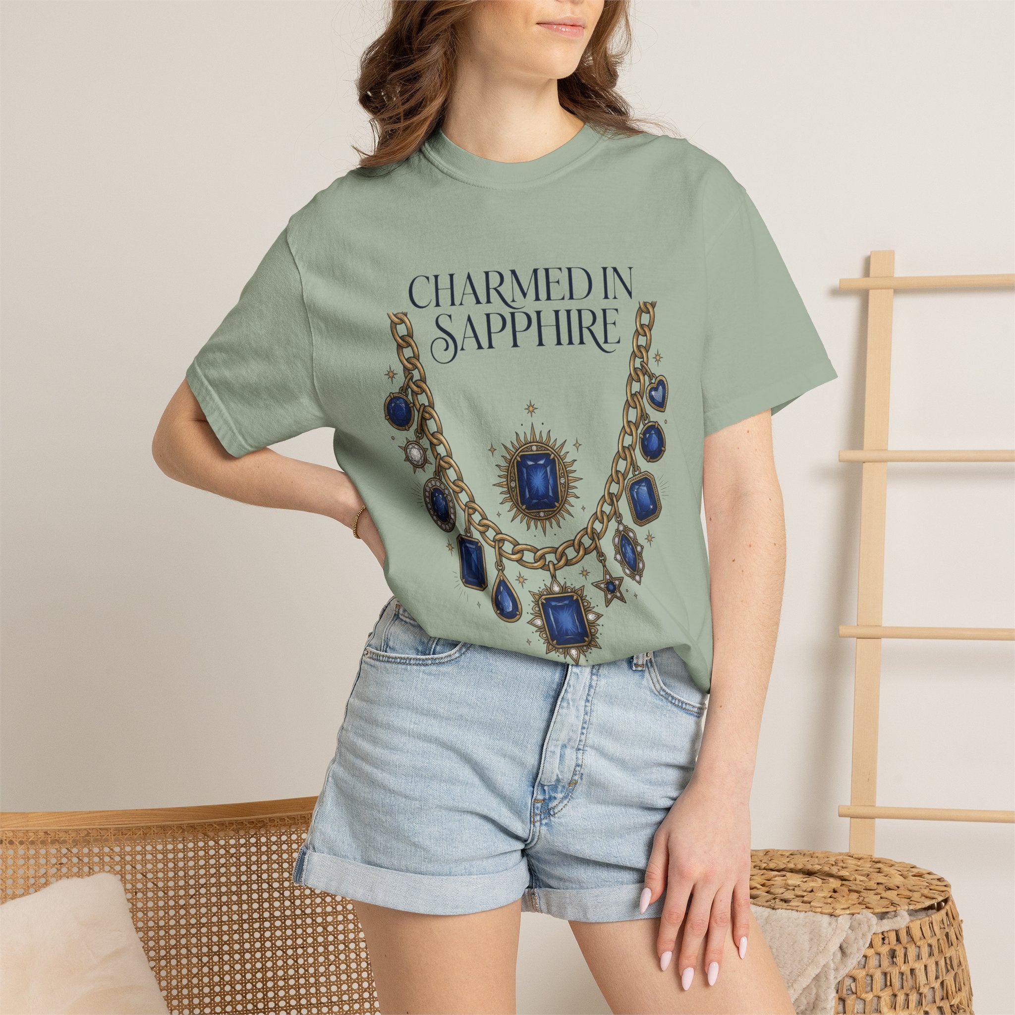 Charmed in Sapphire Tee - Comfort Colors