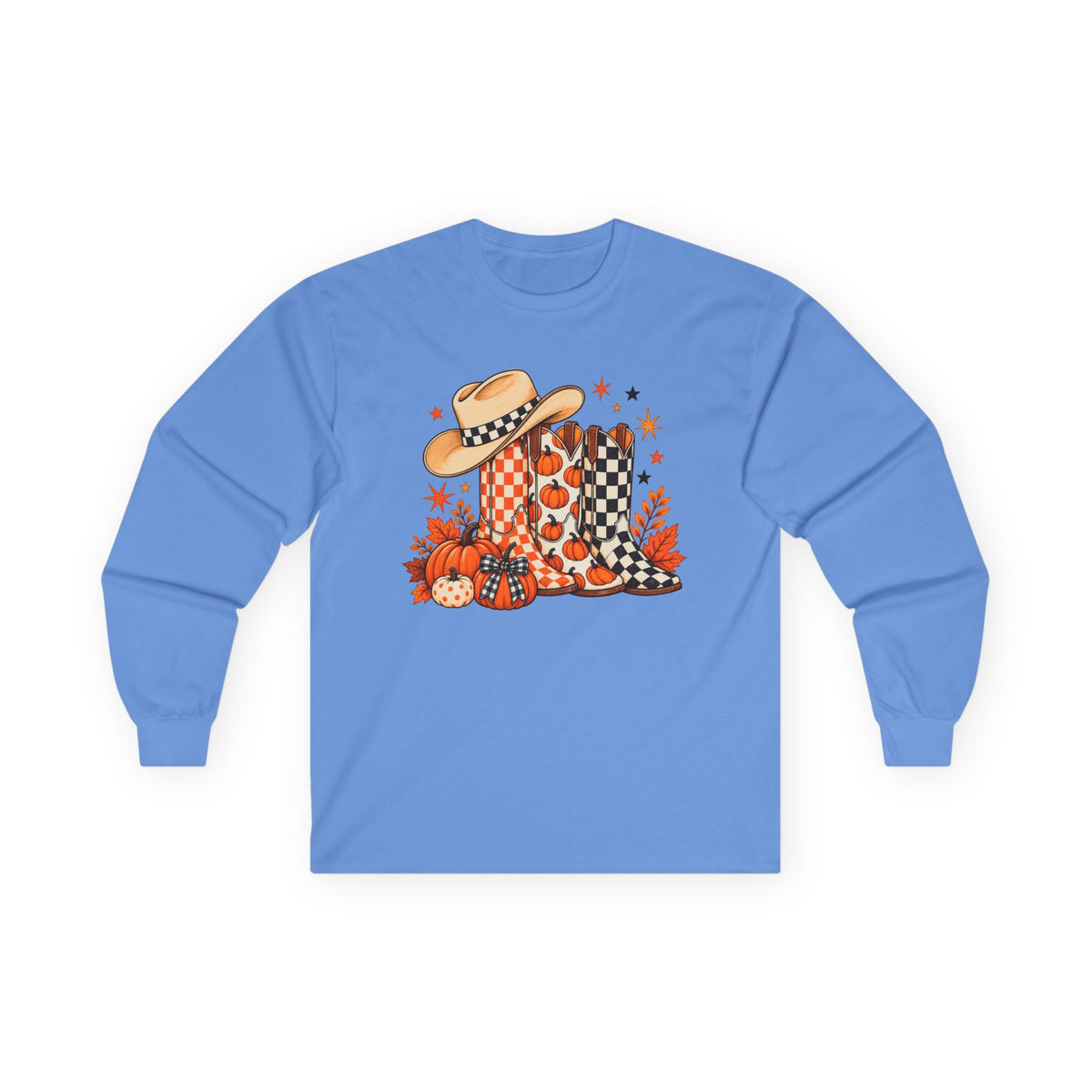 Halloween Boots Long Sleeve - Gildan