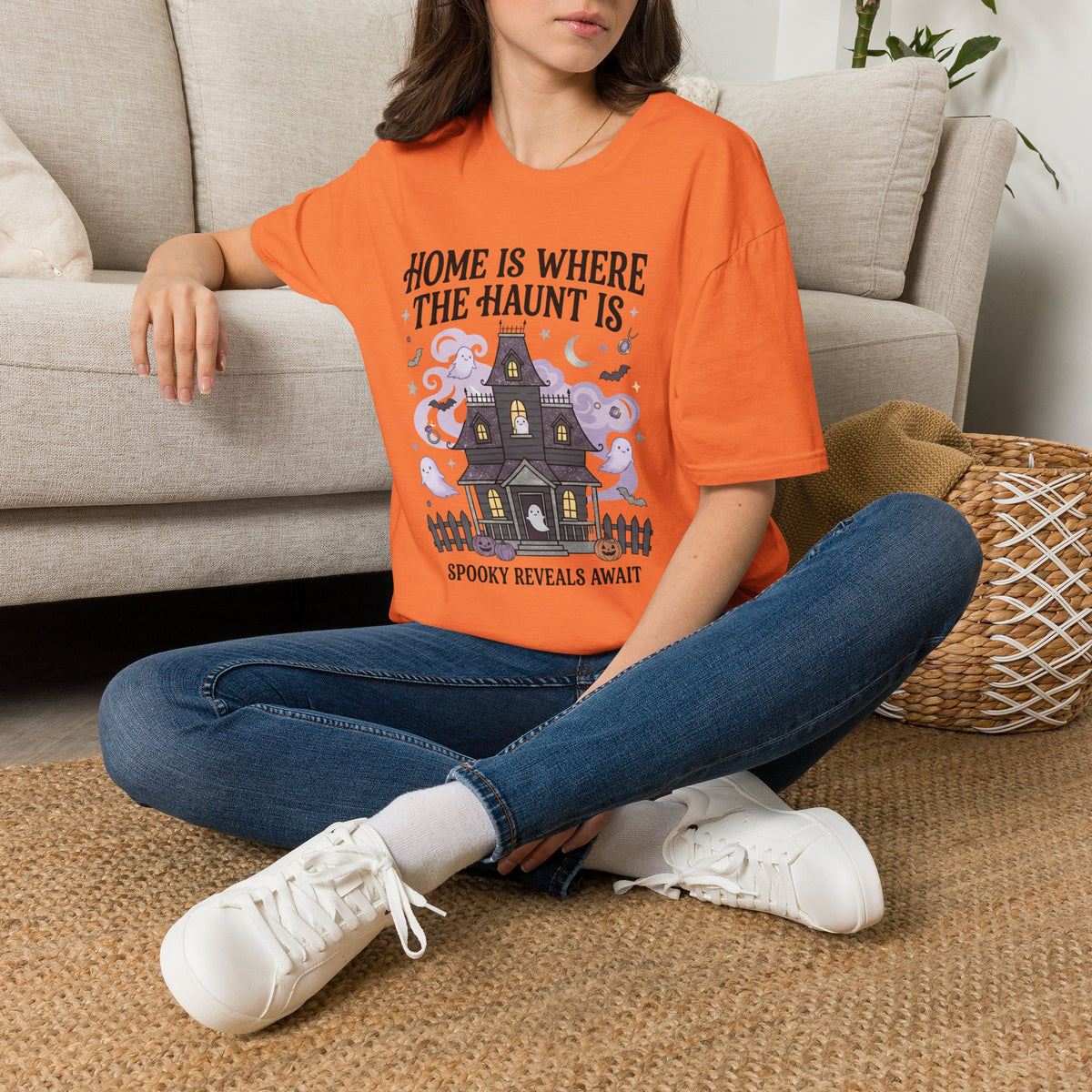 Home Is Where The Haunt Is Tee - Gildan