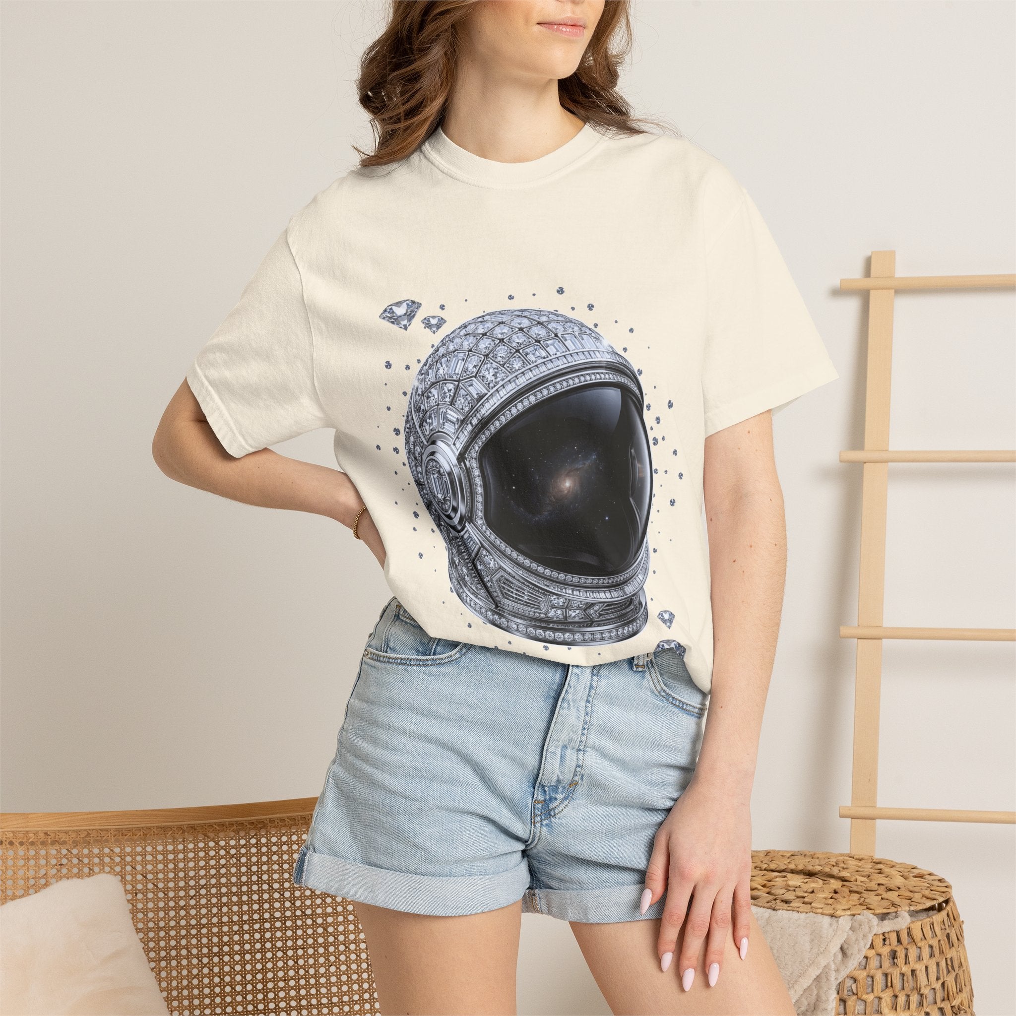 Sparkle Astronaut Tee - Comfort Colors