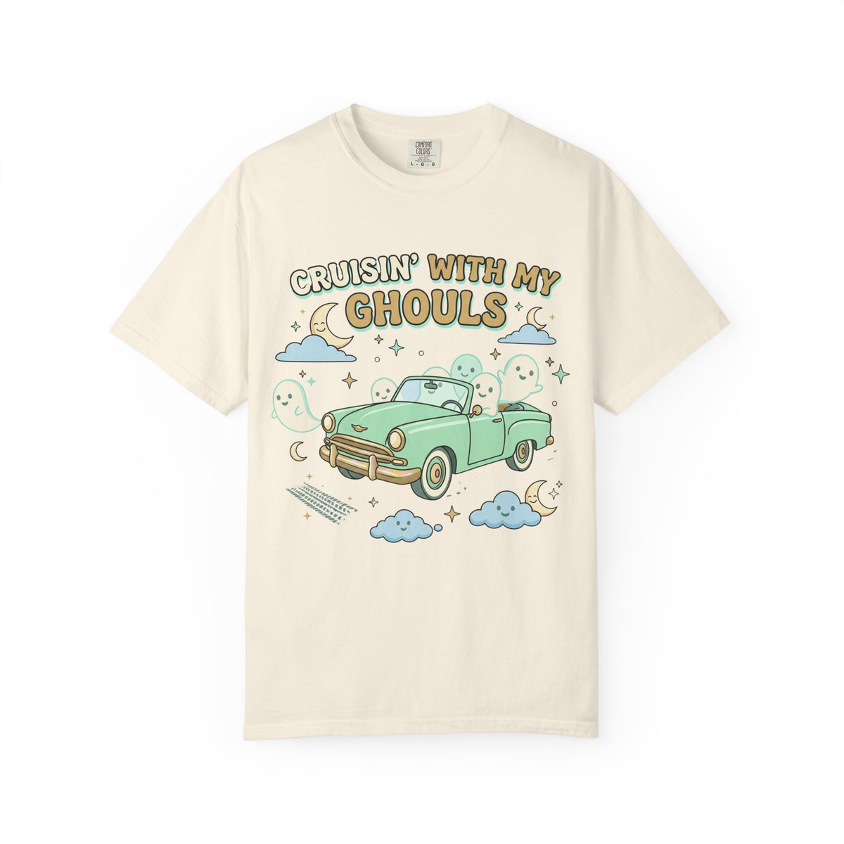 Cruisin' With My Ghouls Tee - Comfort Colors