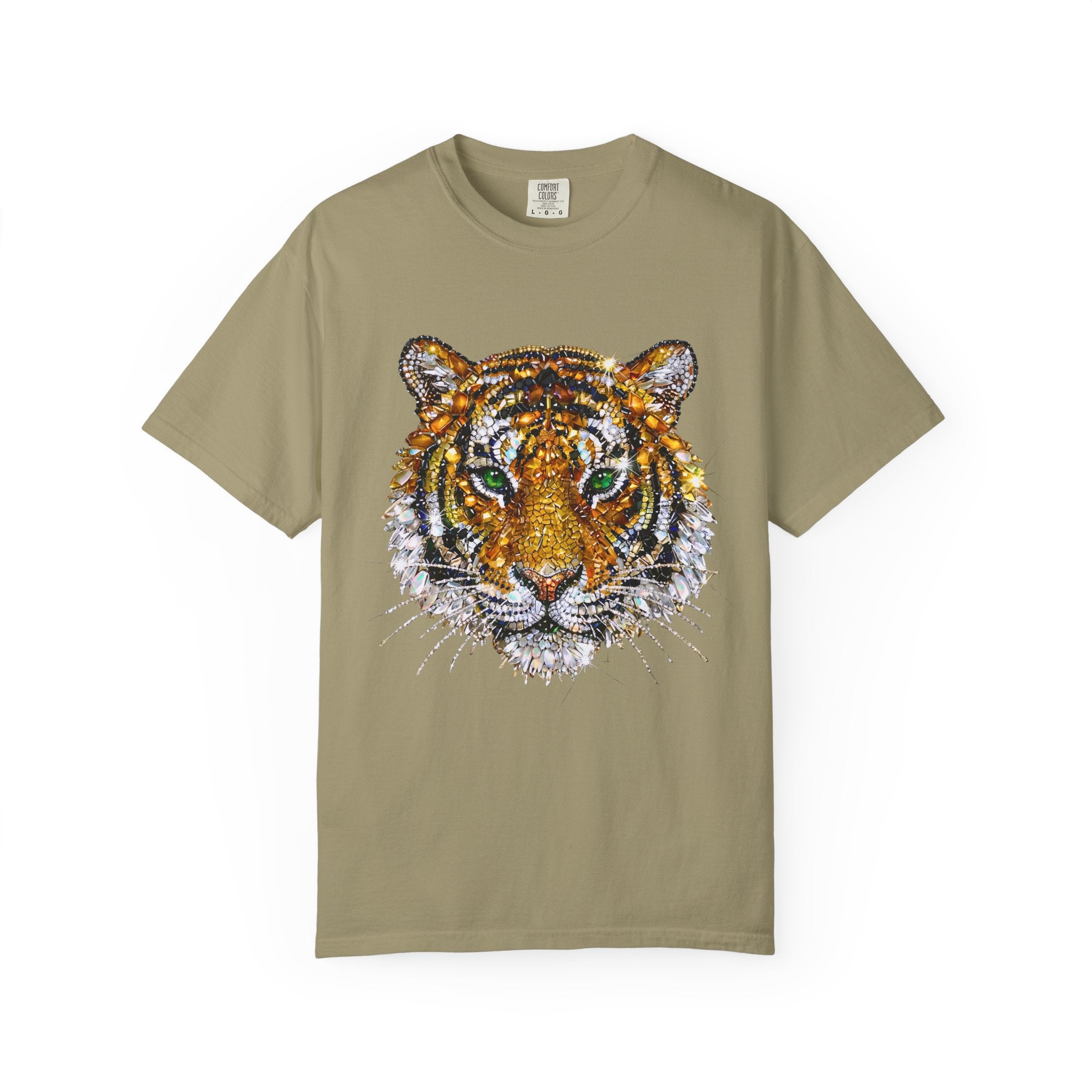 Jeweled Tiger Tee - Comfort Colors