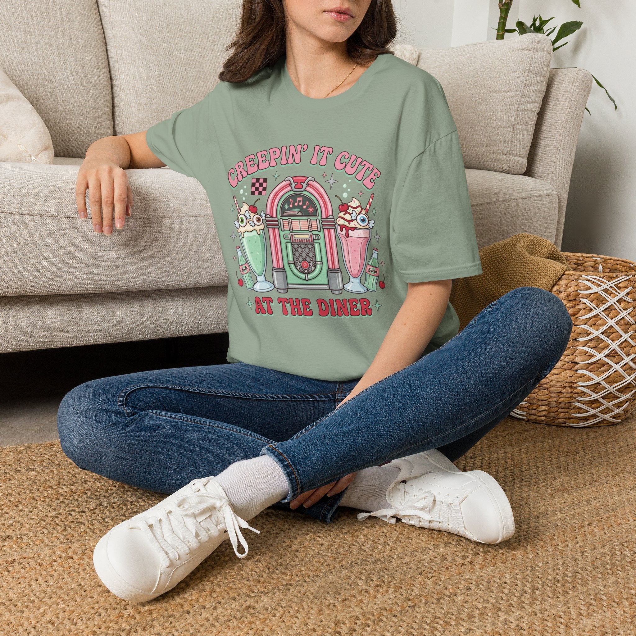 Creepin' It Cute Tee - Gildan