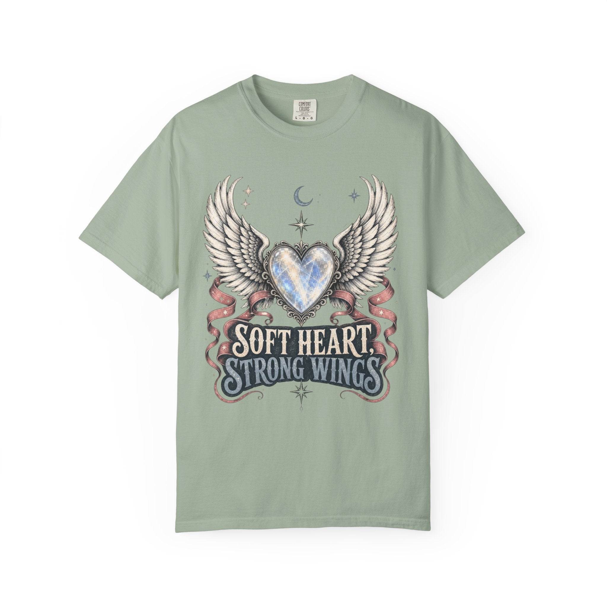 Soft Heart Strong Wings Tee - Comfort Colors