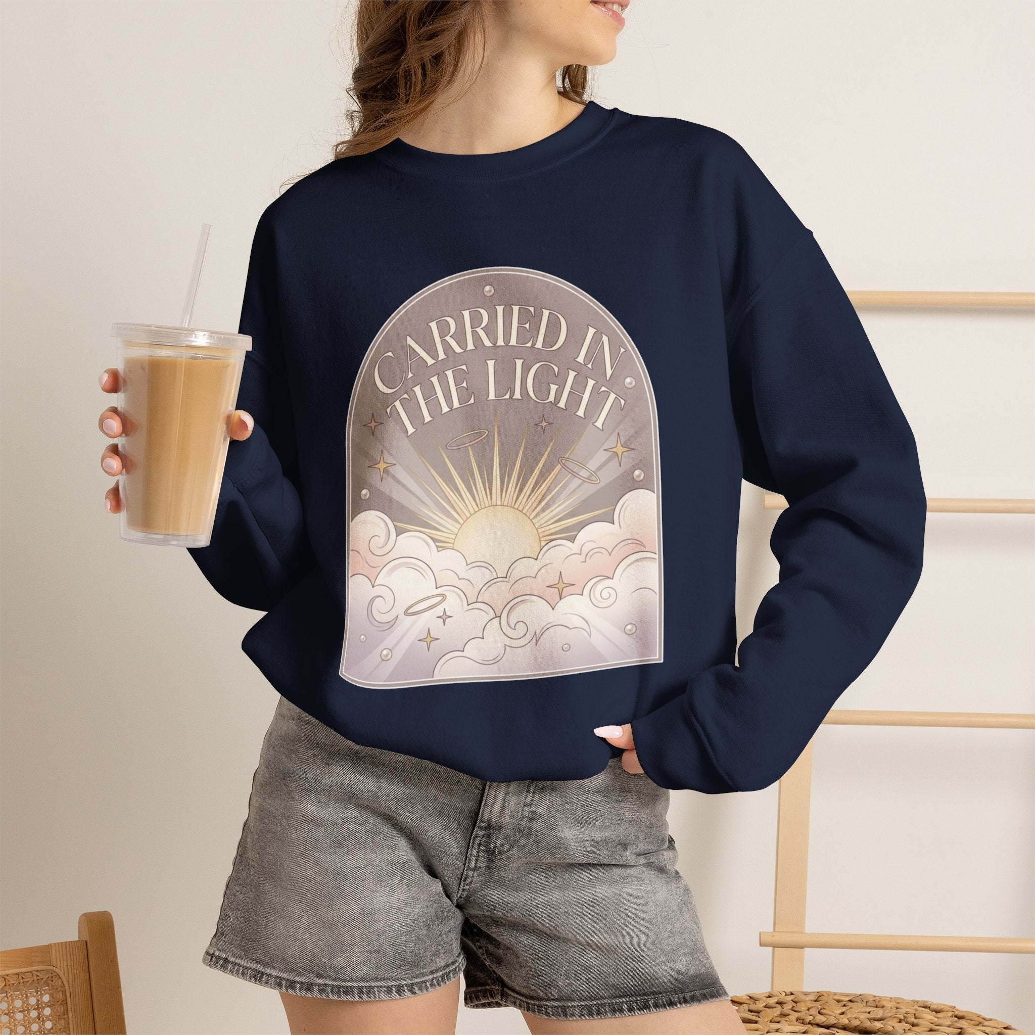 Carried In The Light Sweatshirt - Gildan