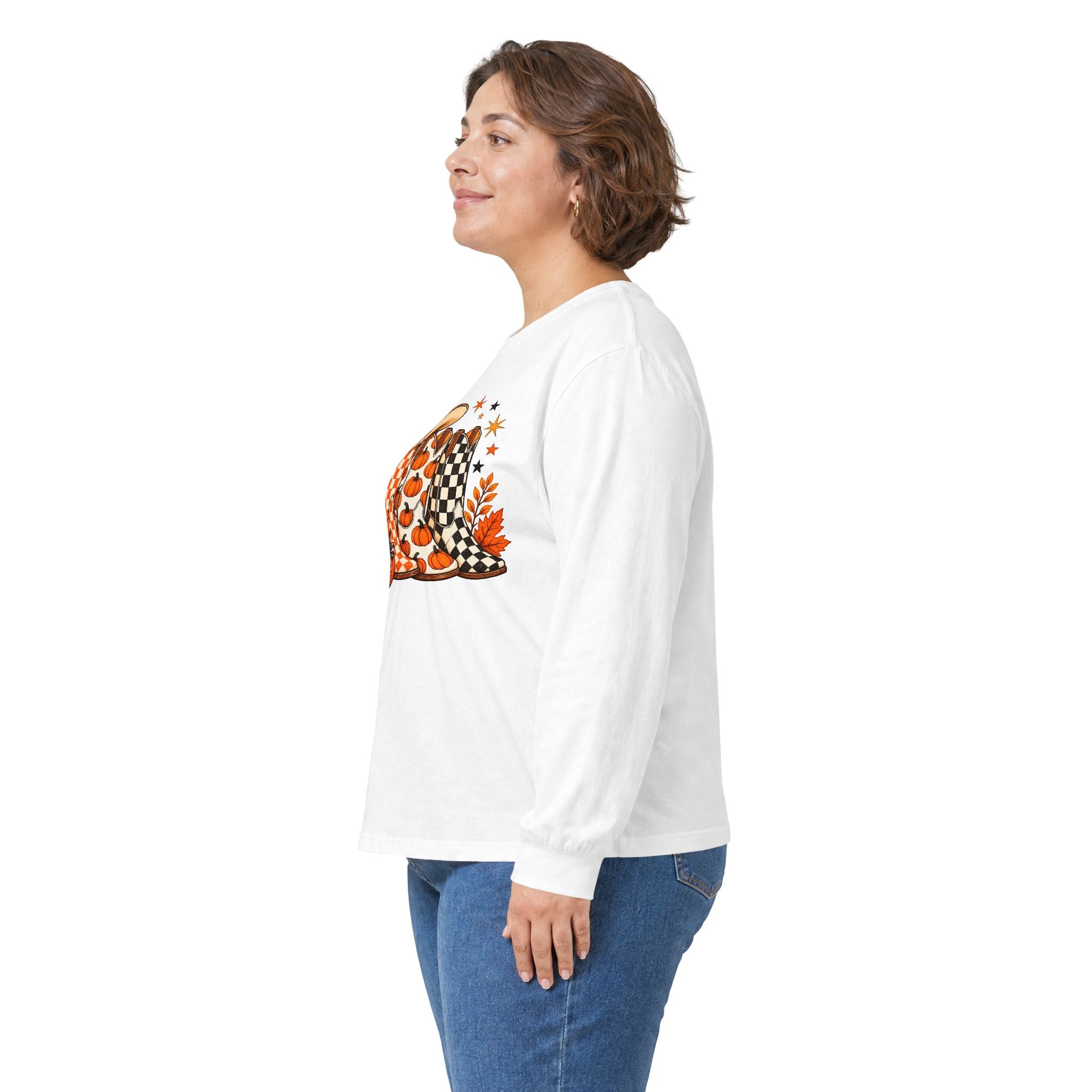 Halloween Boots Long Sleeve - Gildan