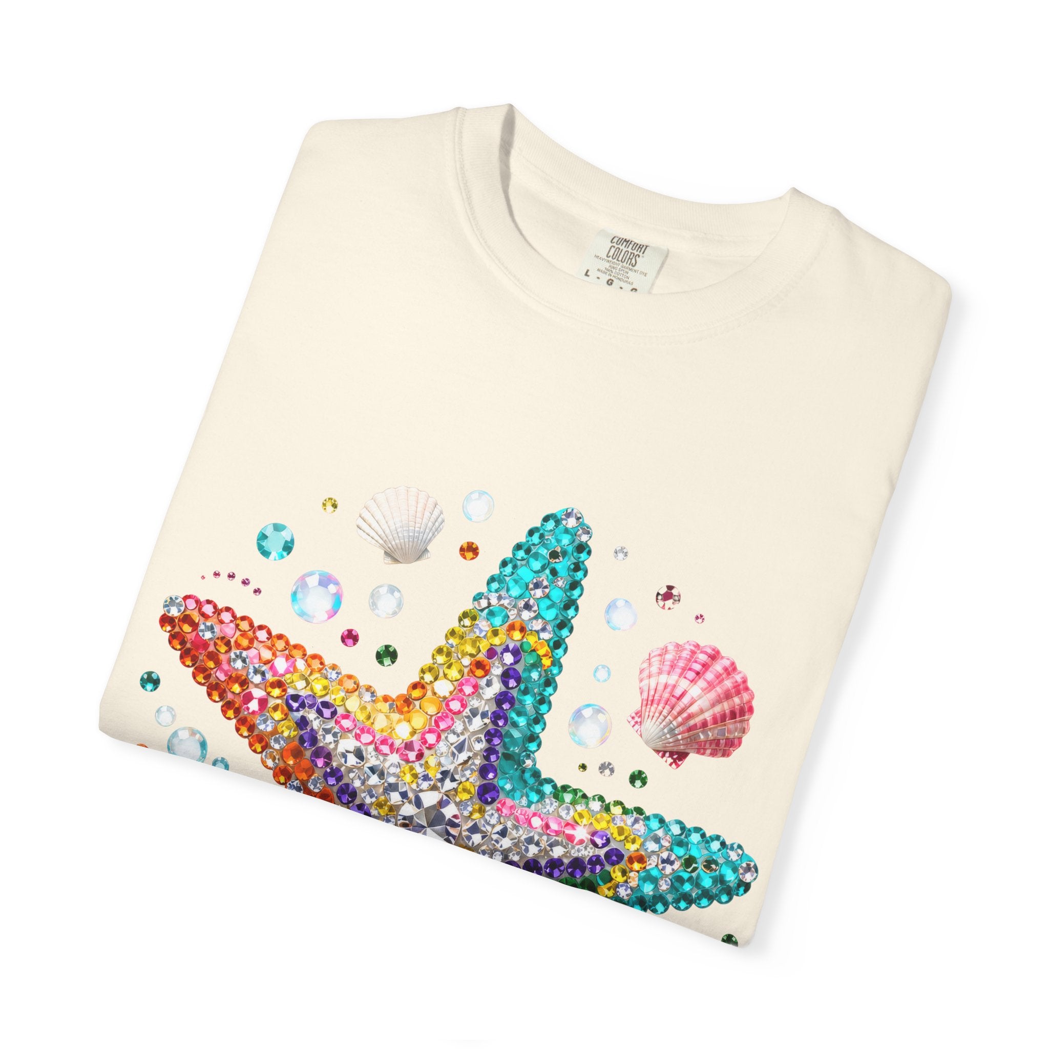 Jeweled Starfish Tee - Comfort Colors