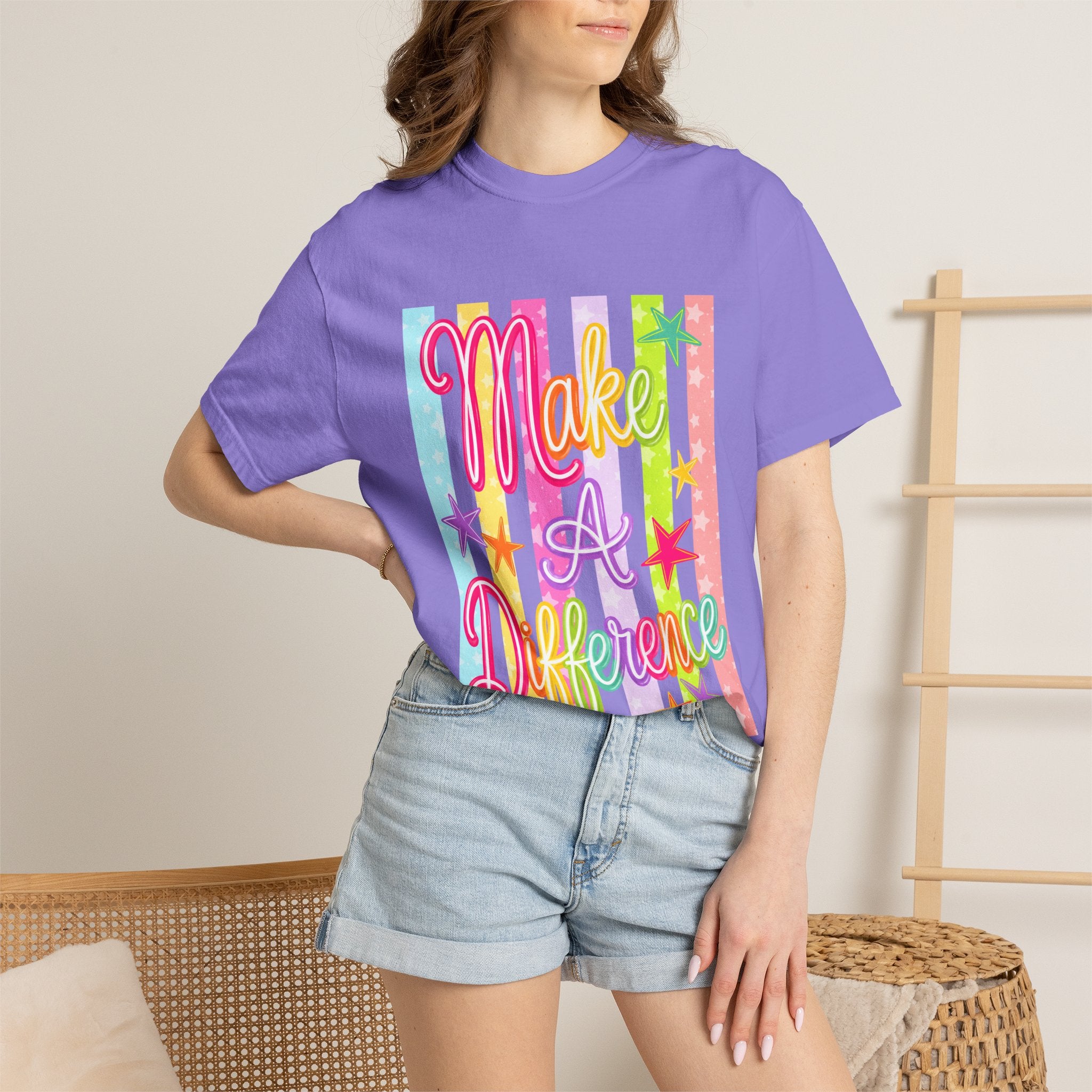 Make a Difference Tee - Comfort Colors