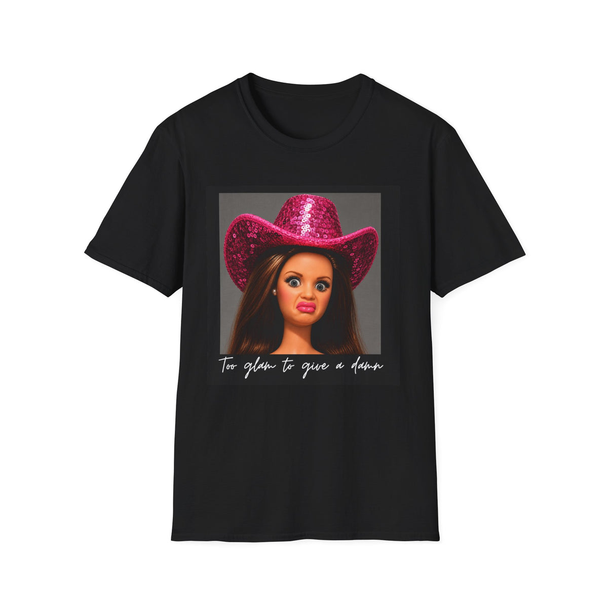 Too Glam to Give a Damn Tee - Gildan