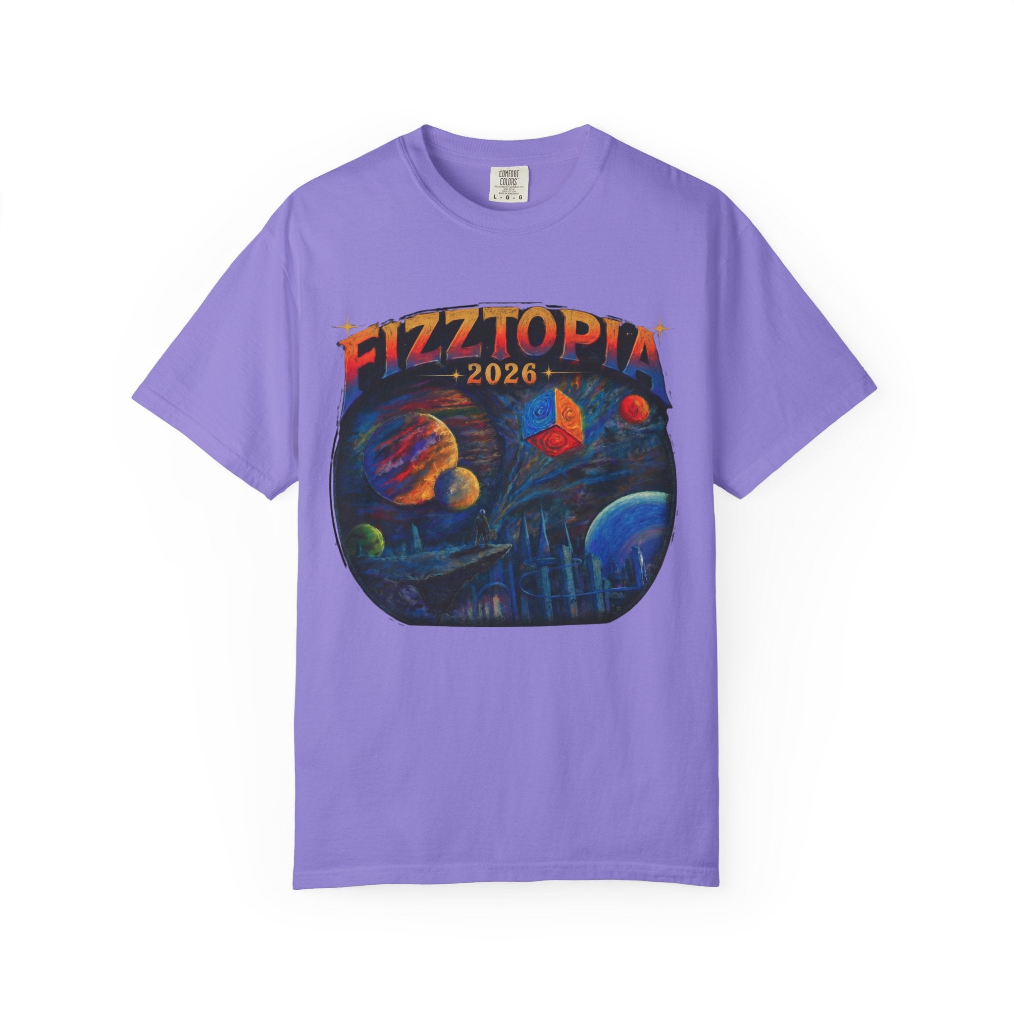 Daddy Ring Bomb's Fizztopia Galaxy Shirt - Comfort Colors