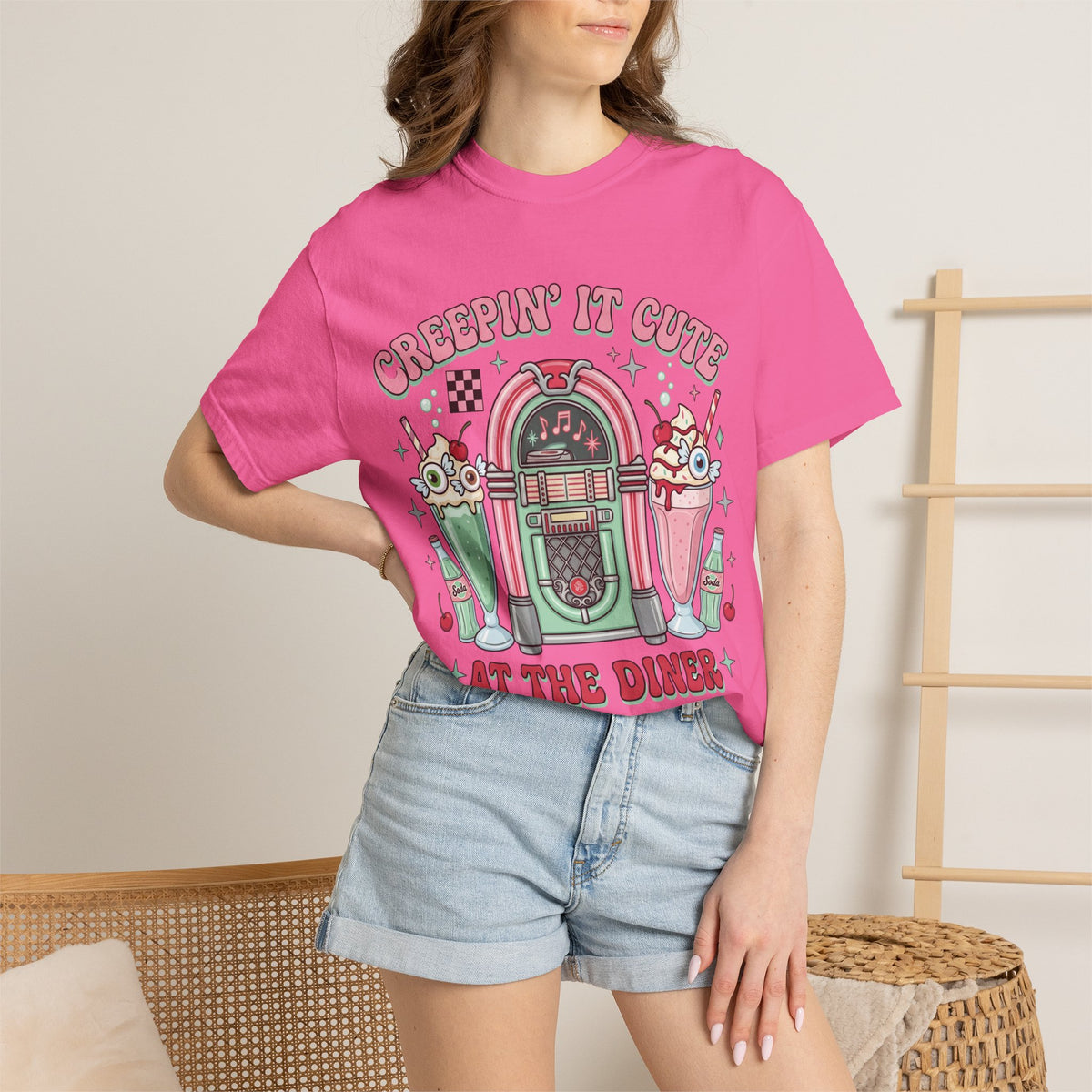 Creepin' It Cute Tee - Comfort Colors