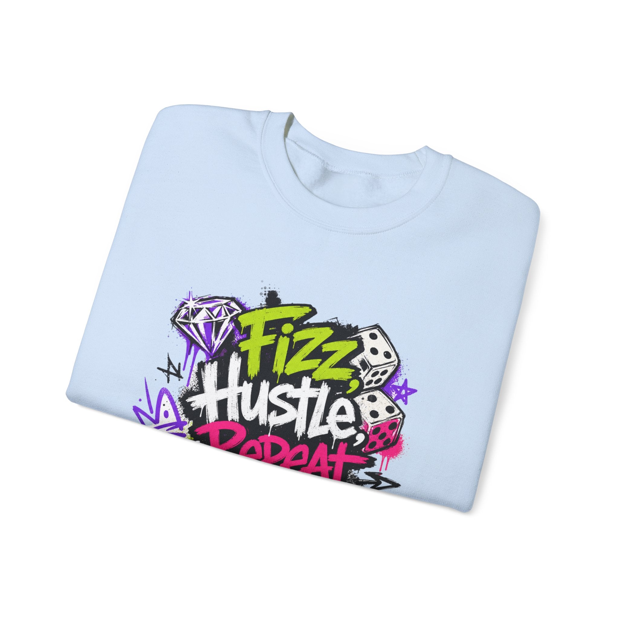Fizz Hustle Repeat Sweatshirt - Gildan